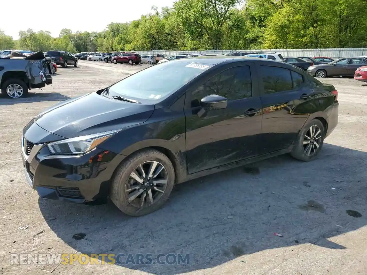 1 Photograph of a damaged car 3N1CN8EV5ML853281 NISSAN VERSA 2021
