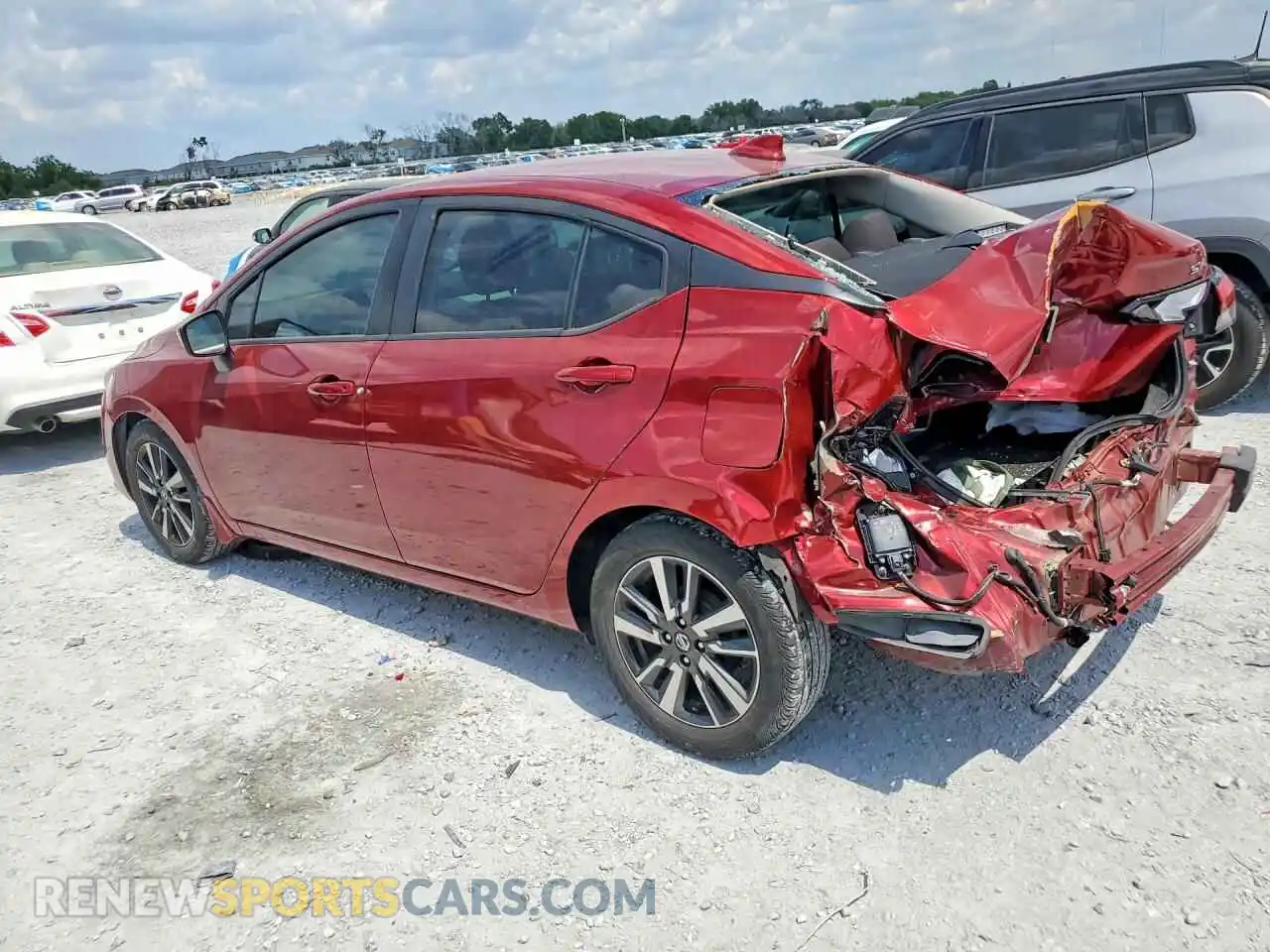 2 Photograph of a damaged car 3N1CN8EV5ML858657 NISSAN VERSA 2021