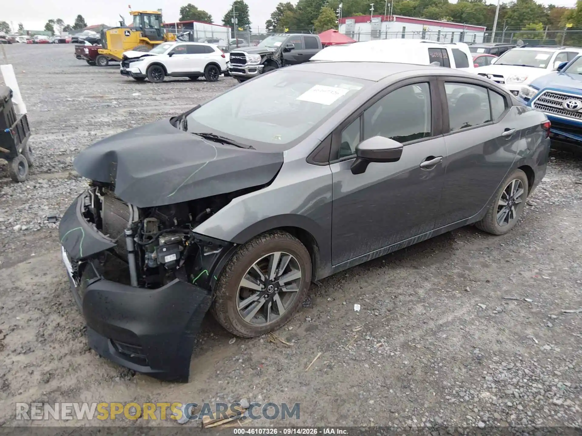 2 Photograph of a damaged car 3N1CN8EV5ML860621 NISSAN VERSA 2021
