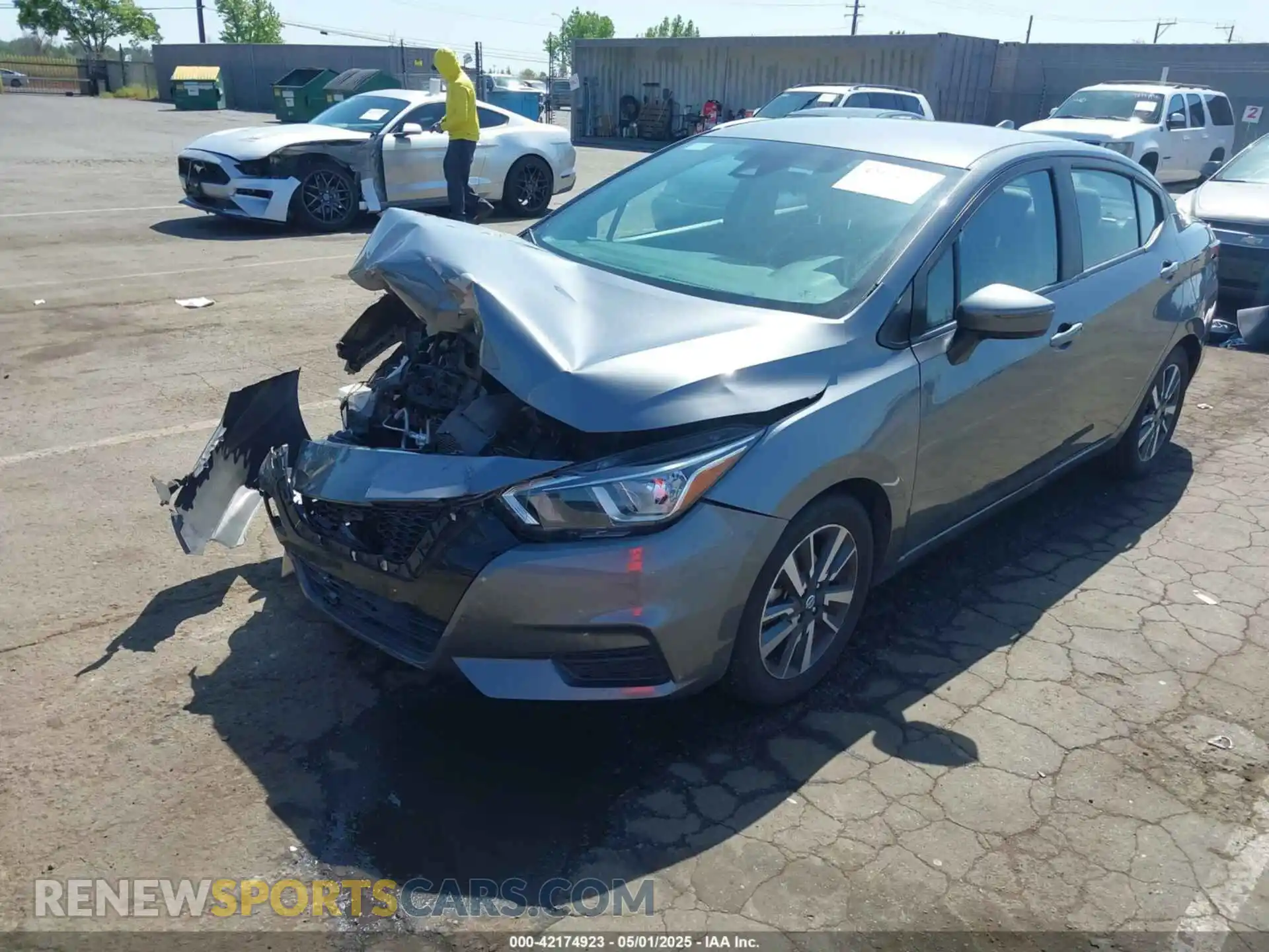 2 Фотография поврежденного автомобиля 3N1CN8EV5ML865429 NISSAN VERSA 2021