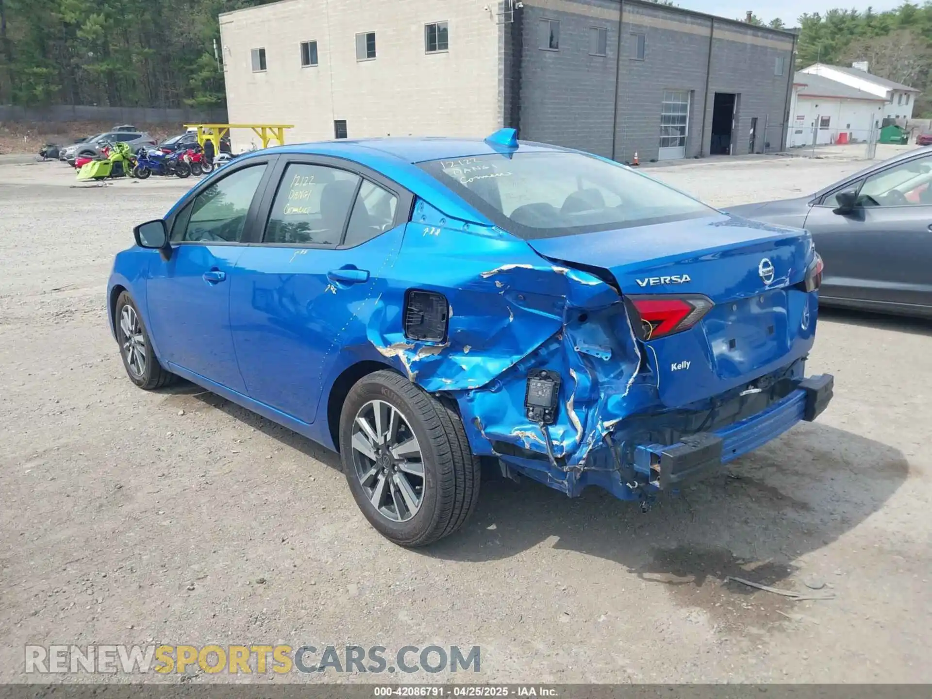 3 fotografías del automóvil dañado 3N1CN8EV5ML872963 NISSAN VERSA 2021