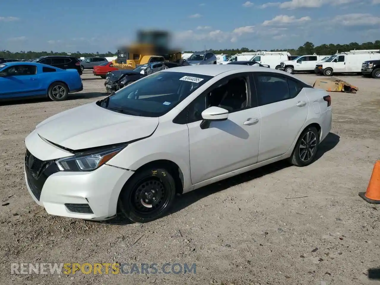 1 Photograph of a damaged car 3N1CN8EV5ML879413 NISSAN VERSA 2021
