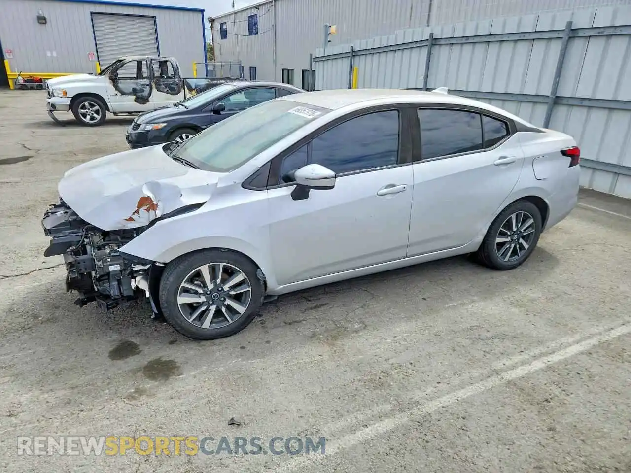 1 Photograph of a damaged car 3N1CN8EV5ML891870 NISSAN VERSA 2021