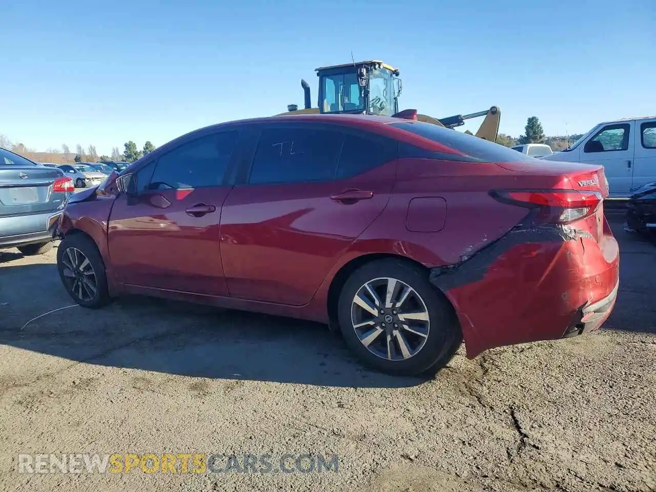 2 Photograph of a damaged car 3N1CN8EV5ML892968 NISSAN VERSA 2021