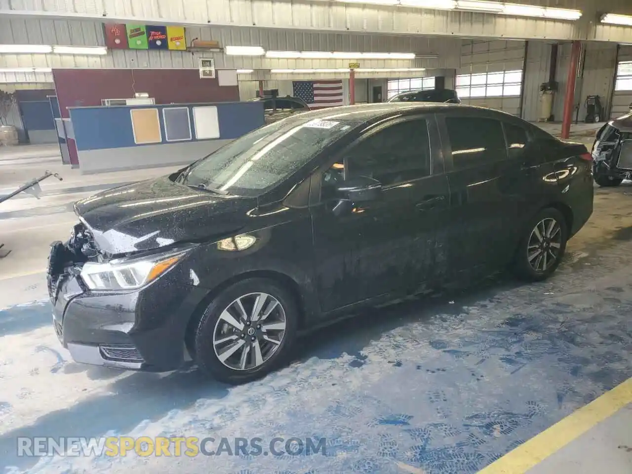 1 Photograph of a damaged car 3N1CN8EV5ML893229 NISSAN VERSA 2021