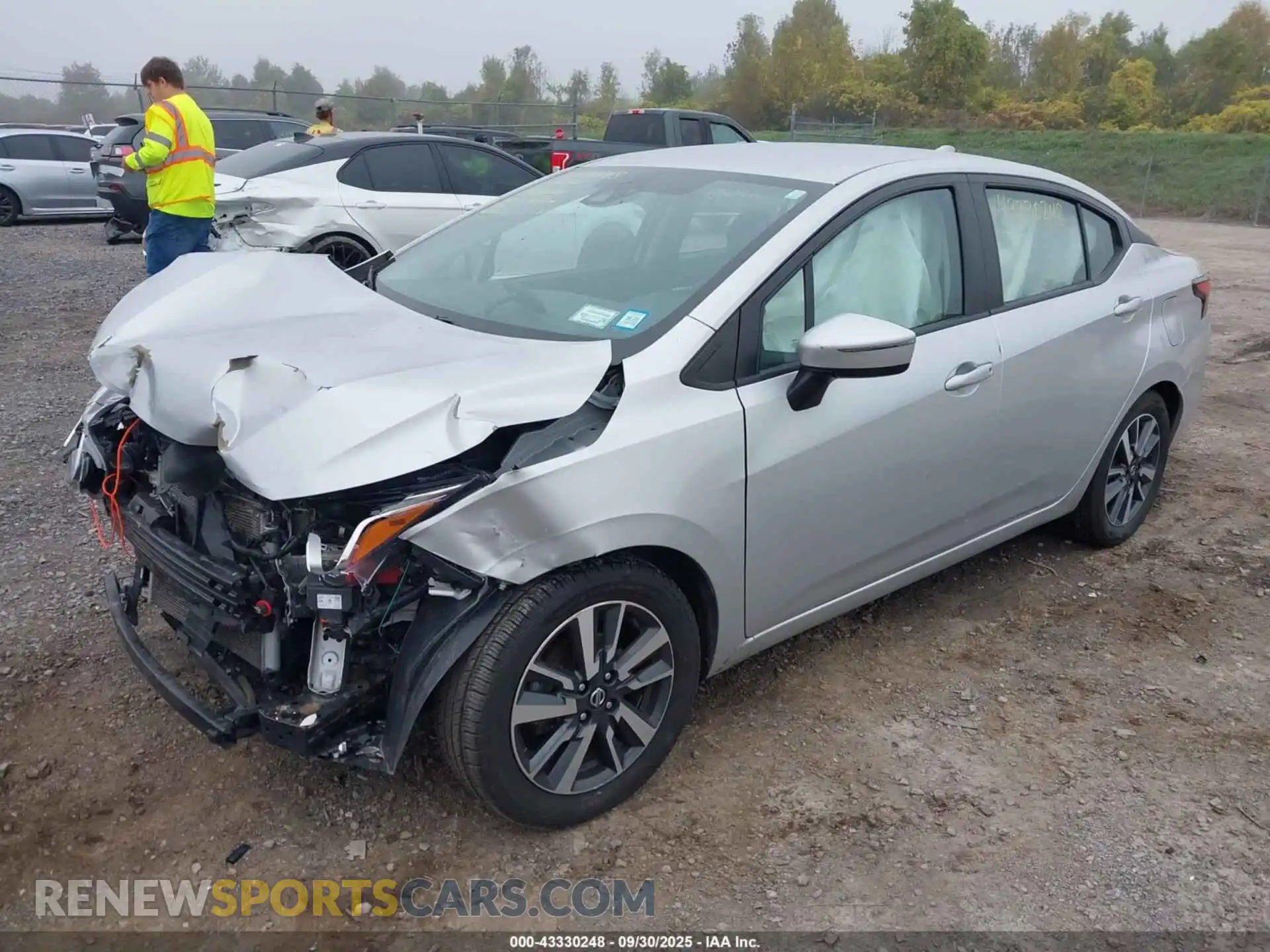 2 Photograph of a damaged car 3N1CN8EV5ML913222 NISSAN VERSA 2021