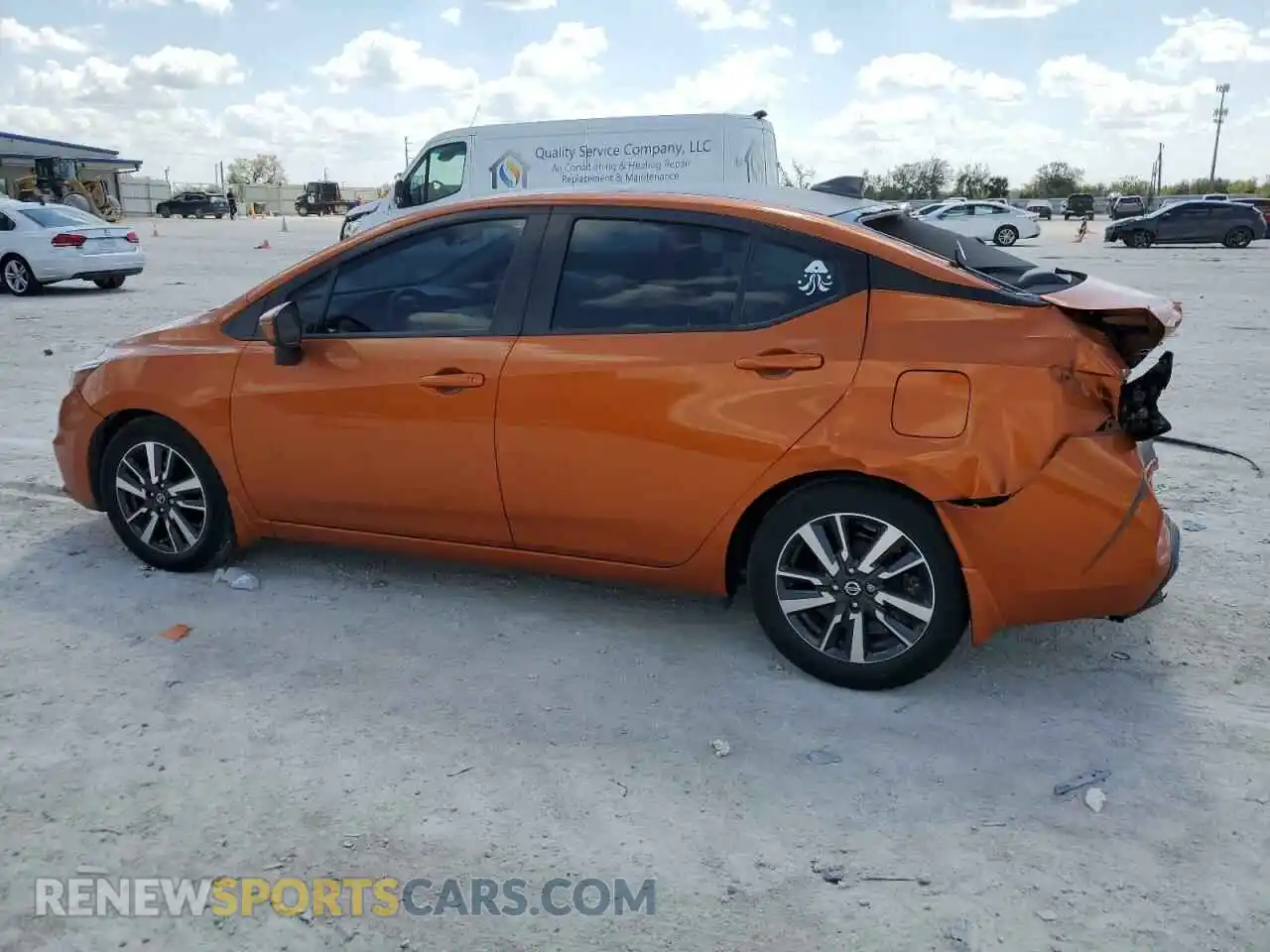 2 Photograph of a damaged car 3N1CN8EV6ML805515 NISSAN VERSA 2021