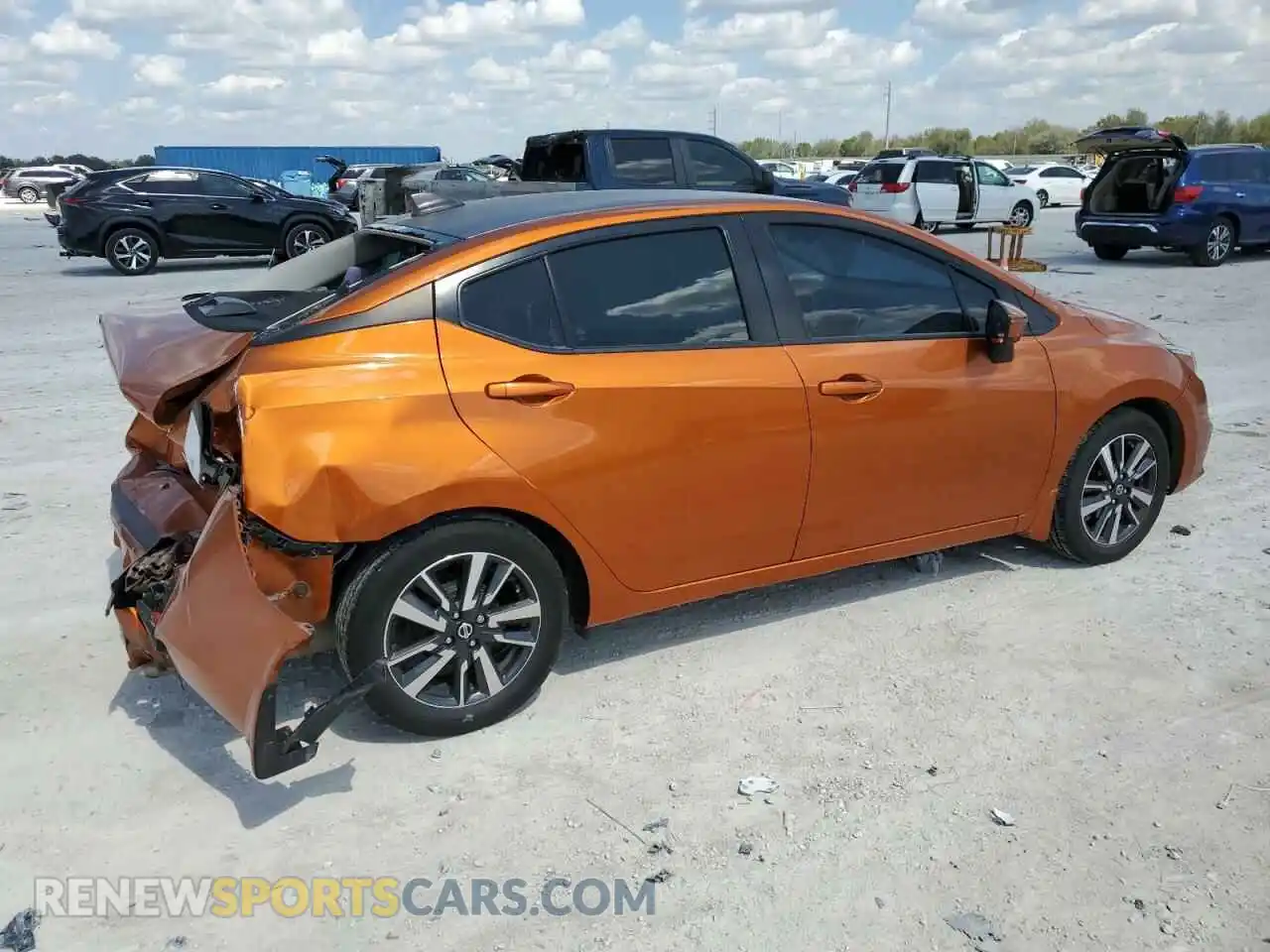 3 Photograph of a damaged car 3N1CN8EV6ML805515 NISSAN VERSA 2021