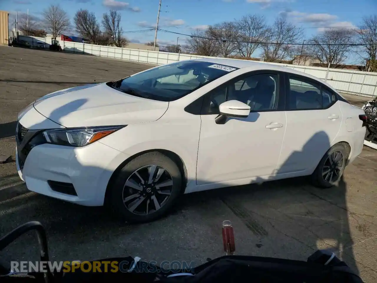 1 Photograph of a damaged car 3N1CN8EV6ML807314 NISSAN VERSA 2021