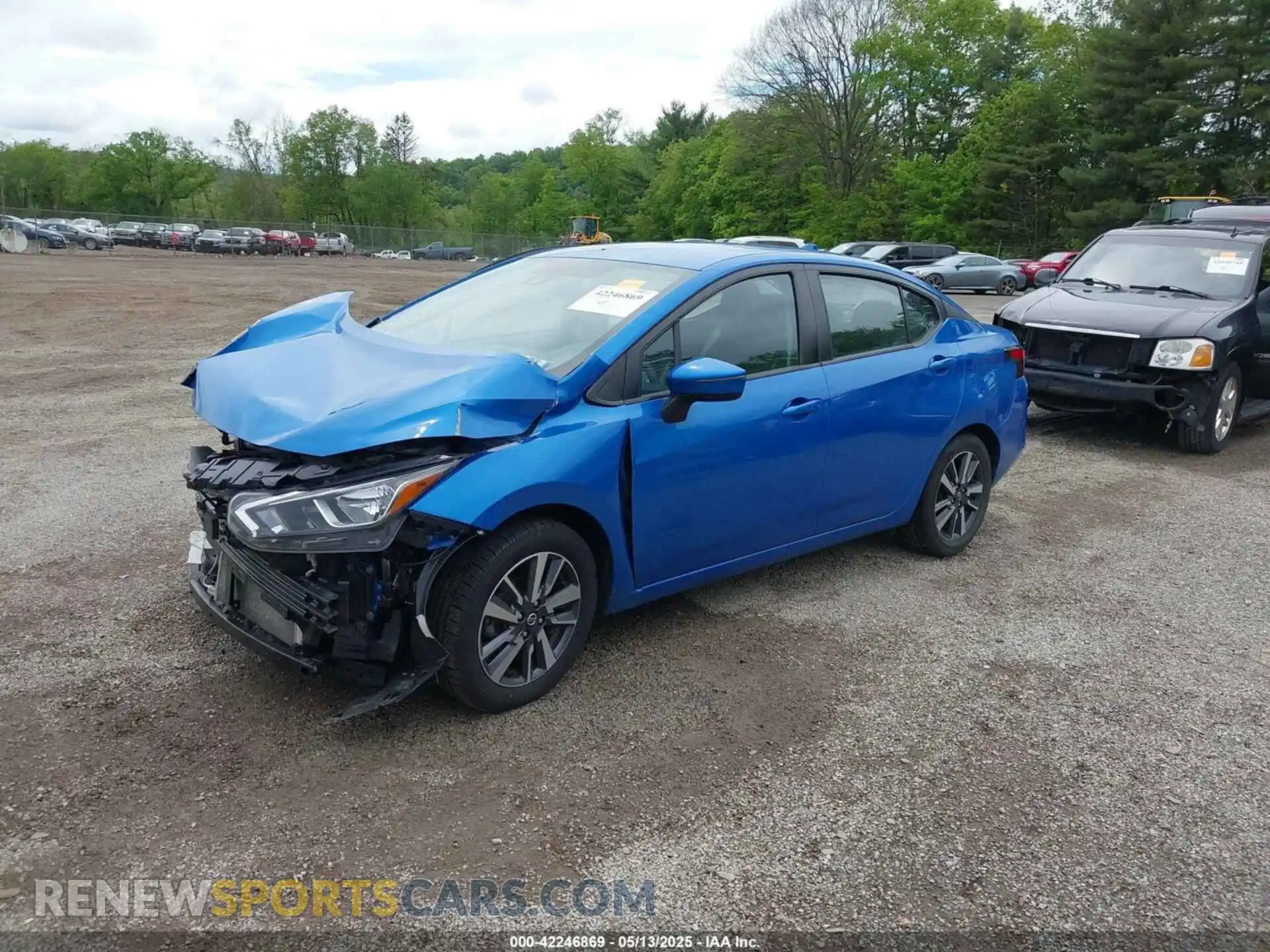 2 Photograph of a damaged car 3N1CN8EV6ML825795 NISSAN VERSA 2021