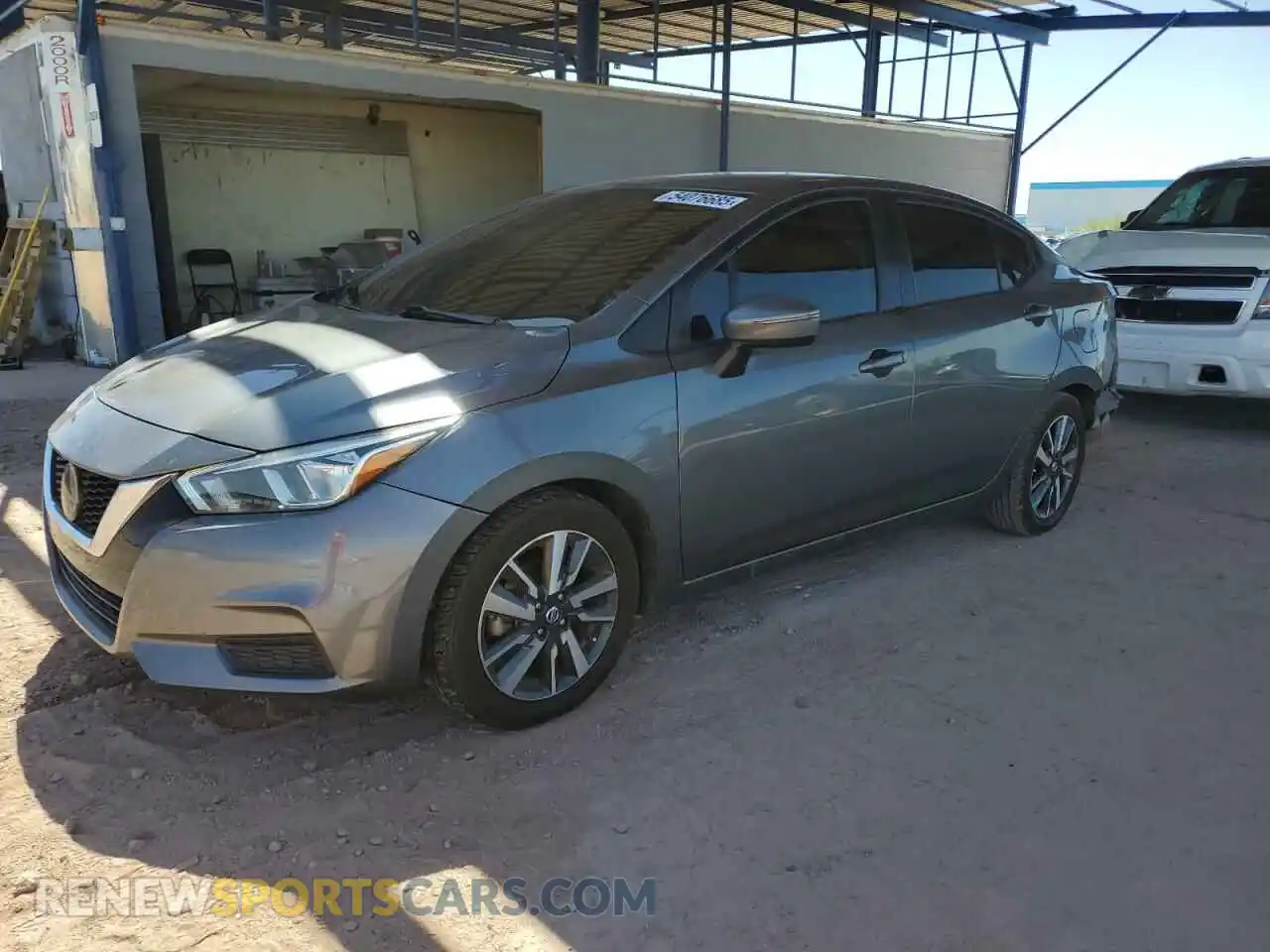 1 Photograph of a damaged car 3N1CN8EV6ML827398 NISSAN VERSA 2021