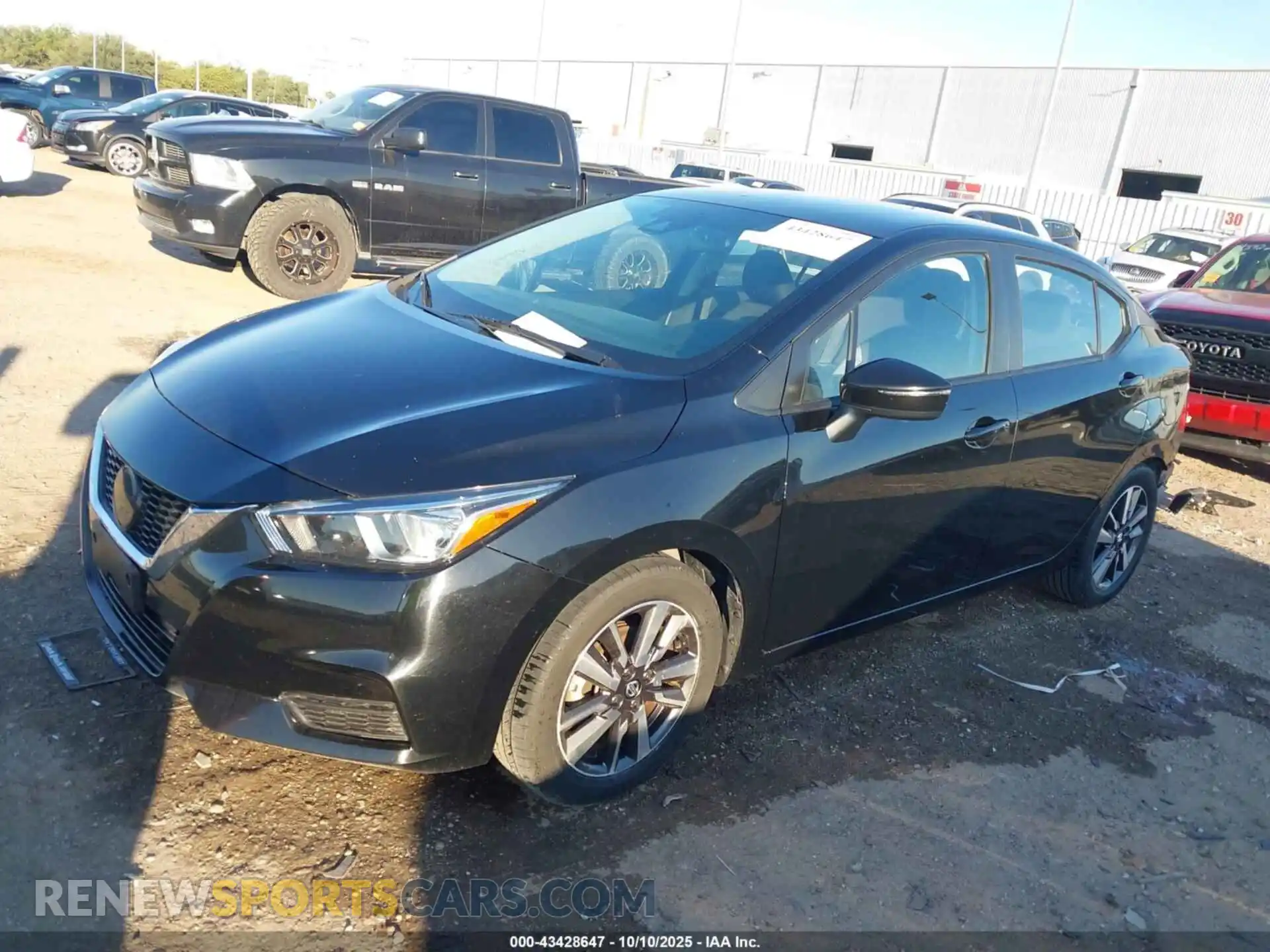 2 Photograph of a damaged car 3N1CN8EV6ML827496 NISSAN VERSA 2021