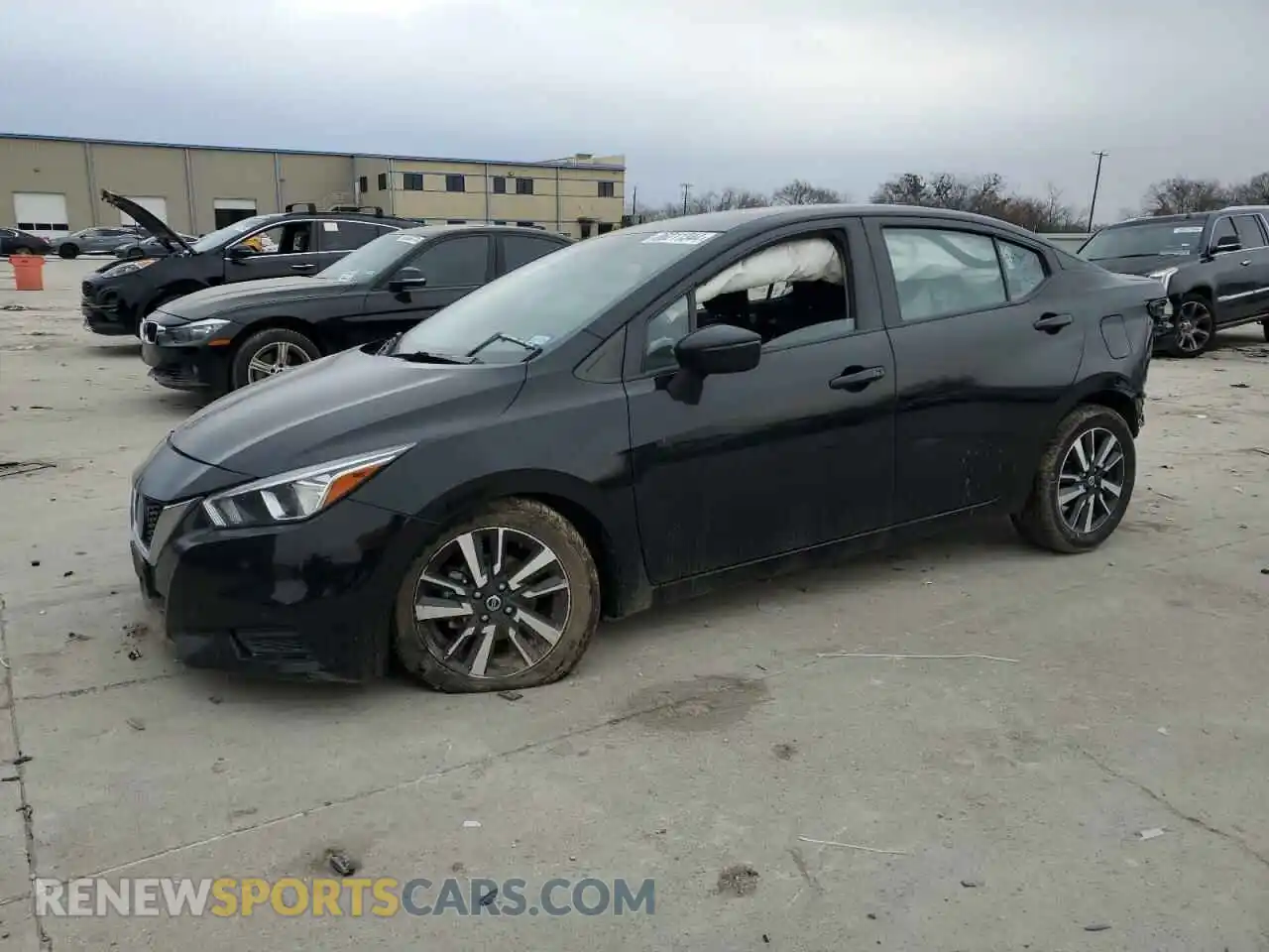 1 Photograph of a damaged car 3N1CN8EV6ML836294 NISSAN VERSA 2021