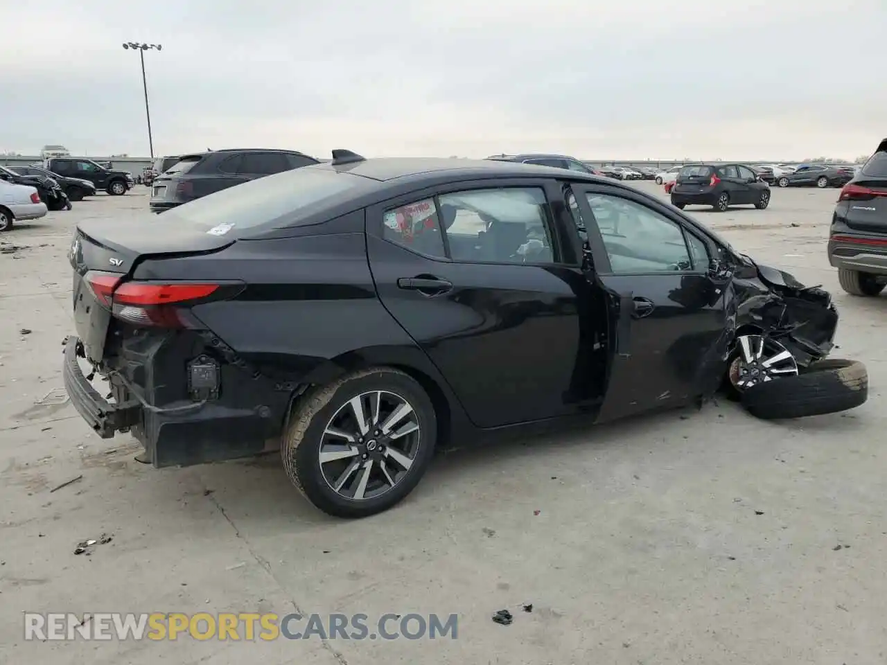3 Photograph of a damaged car 3N1CN8EV6ML836294 NISSAN VERSA 2021