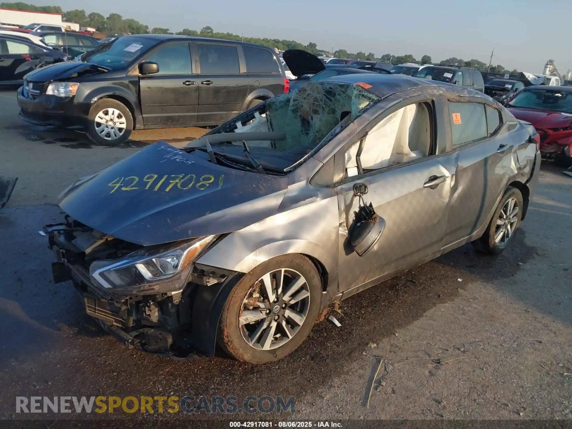 2 Photograph of a damaged car 3N1CN8EV6ML837784 NISSAN VERSA 2021
