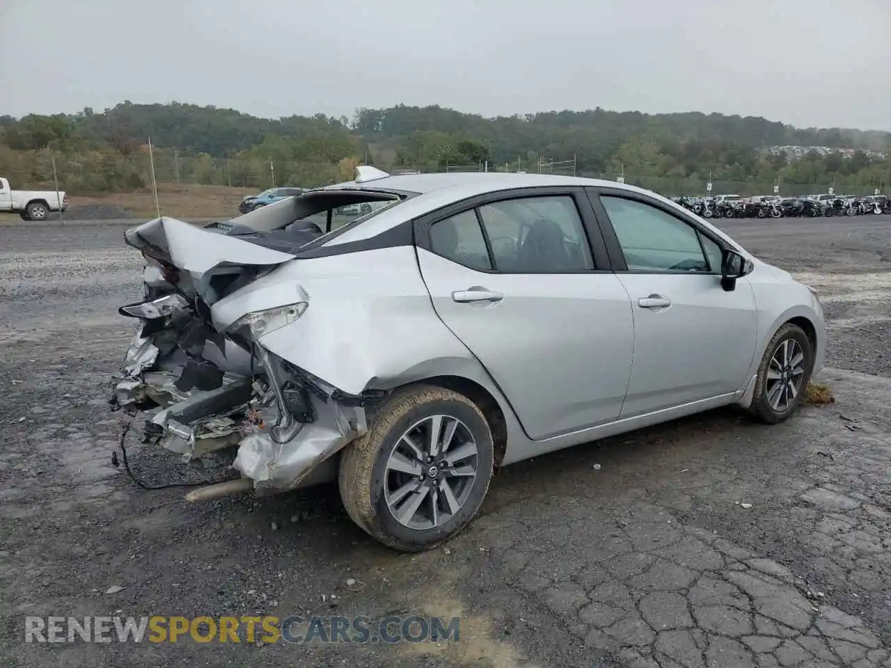 3 Photograph of a damaged car 3N1CN8EV6ML839034 NISSAN VERSA 2021