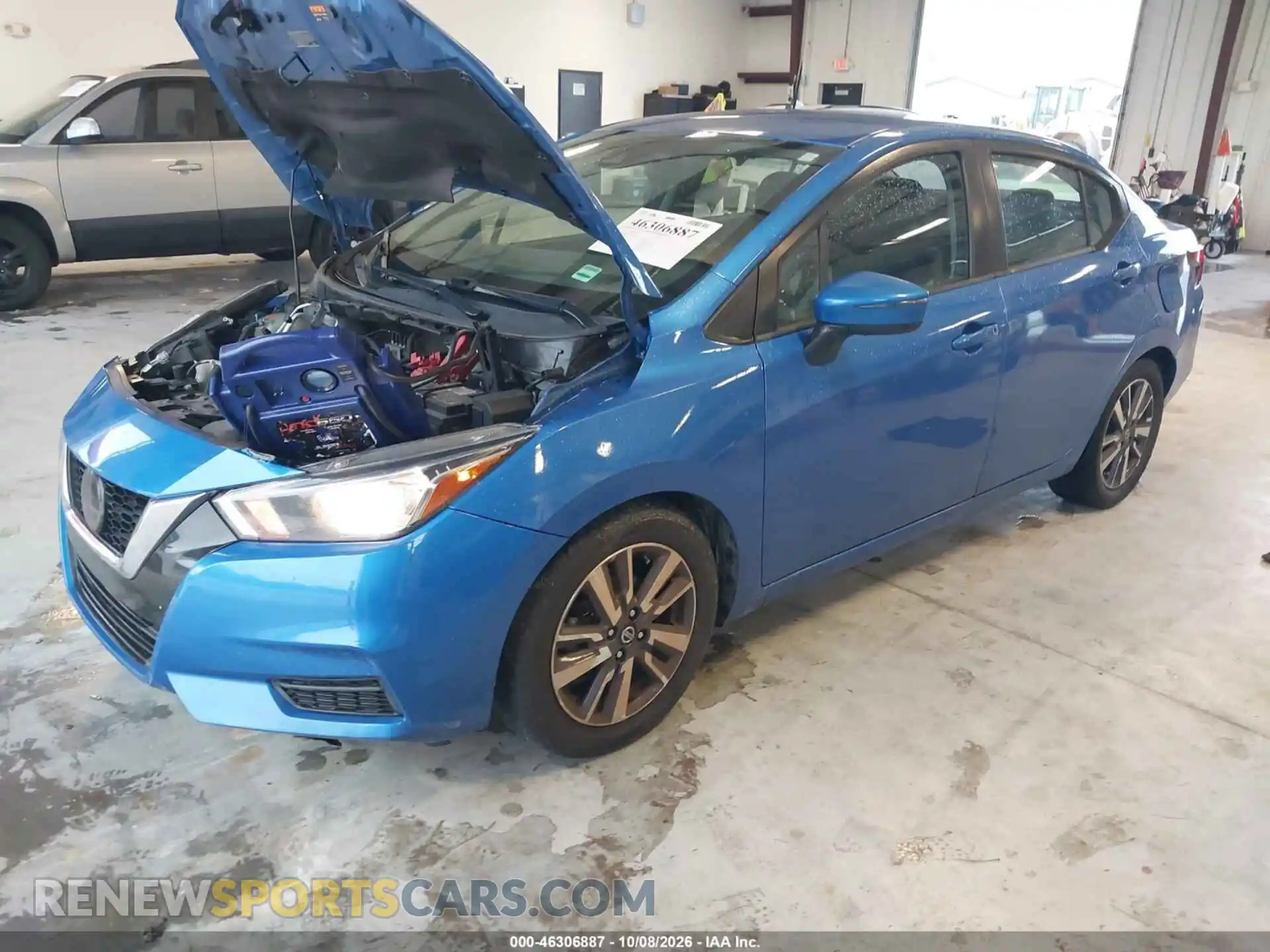 2 fotografías del automóvil dañado 3N1CN8EV6ML840393 NISSAN VERSA 2021