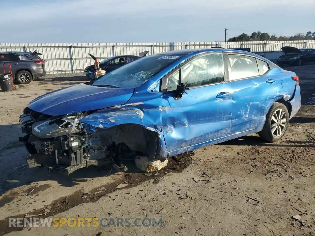 1 Photograph of a damaged car 3N1CN8EV6ML843925 NISSAN VERSA 2021