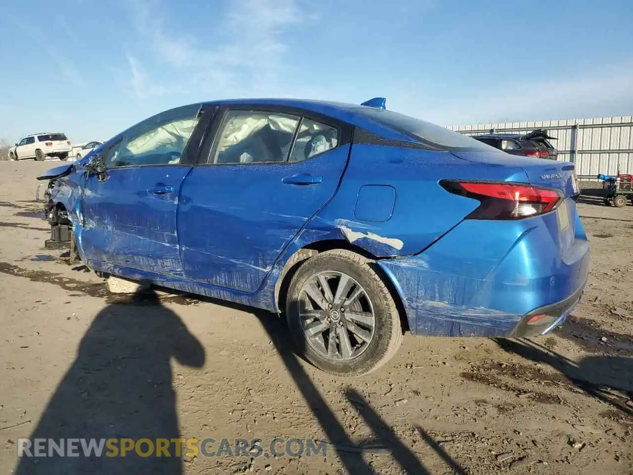 2 Photograph of a damaged car 3N1CN8EV6ML843925 NISSAN VERSA 2021