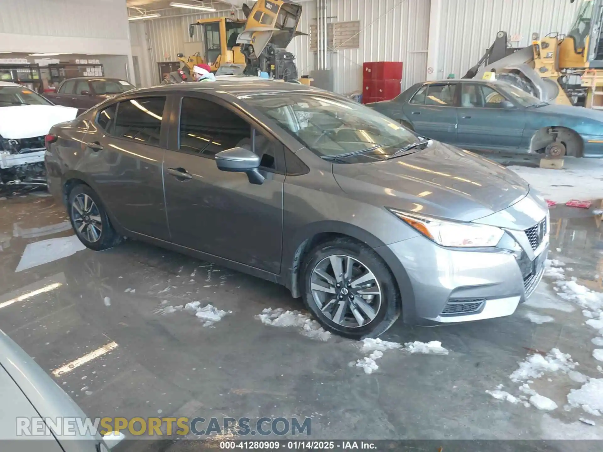 1 Photograph of a damaged car 3N1CN8EV6ML849952 NISSAN VERSA 2021