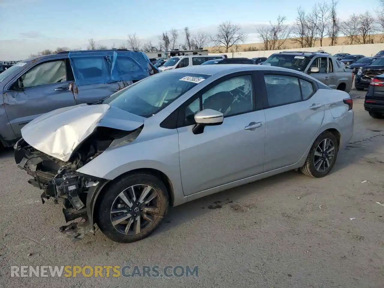 1 Photograph of a damaged car 3N1CN8EV6ML861826 NISSAN VERSA 2021