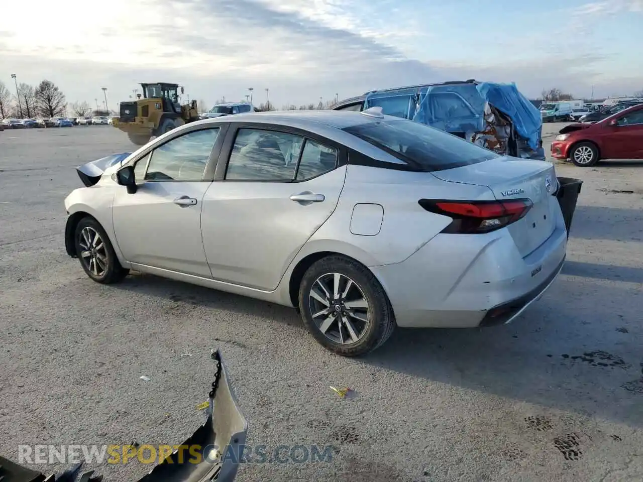 2 Photograph of a damaged car 3N1CN8EV6ML861826 NISSAN VERSA 2021
