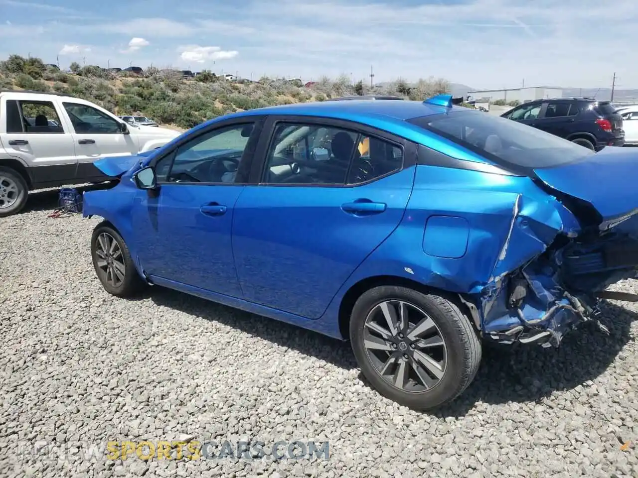 2 Photograph of a damaged car 3N1CN8EV6ML865567 NISSAN VERSA 2021