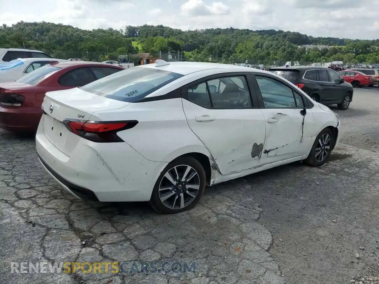 3 Photograph of a damaged car 3N1CN8EV6ML865777 NISSAN VERSA 2021