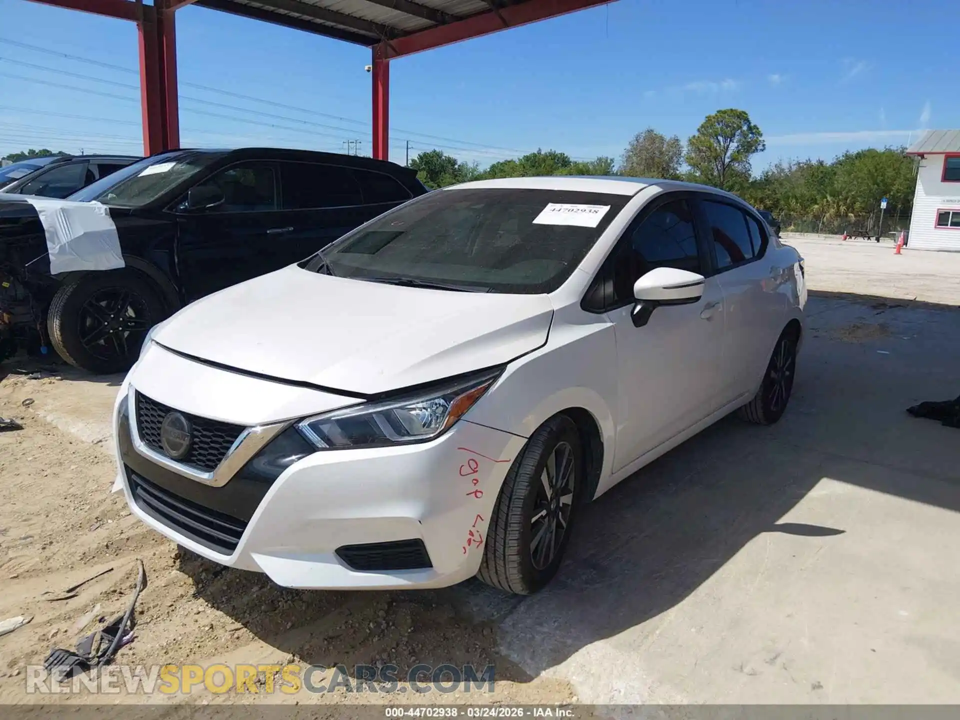 2 Photograph of a damaged car 3N1CN8EV6ML867626 NISSAN VERSA 2021
