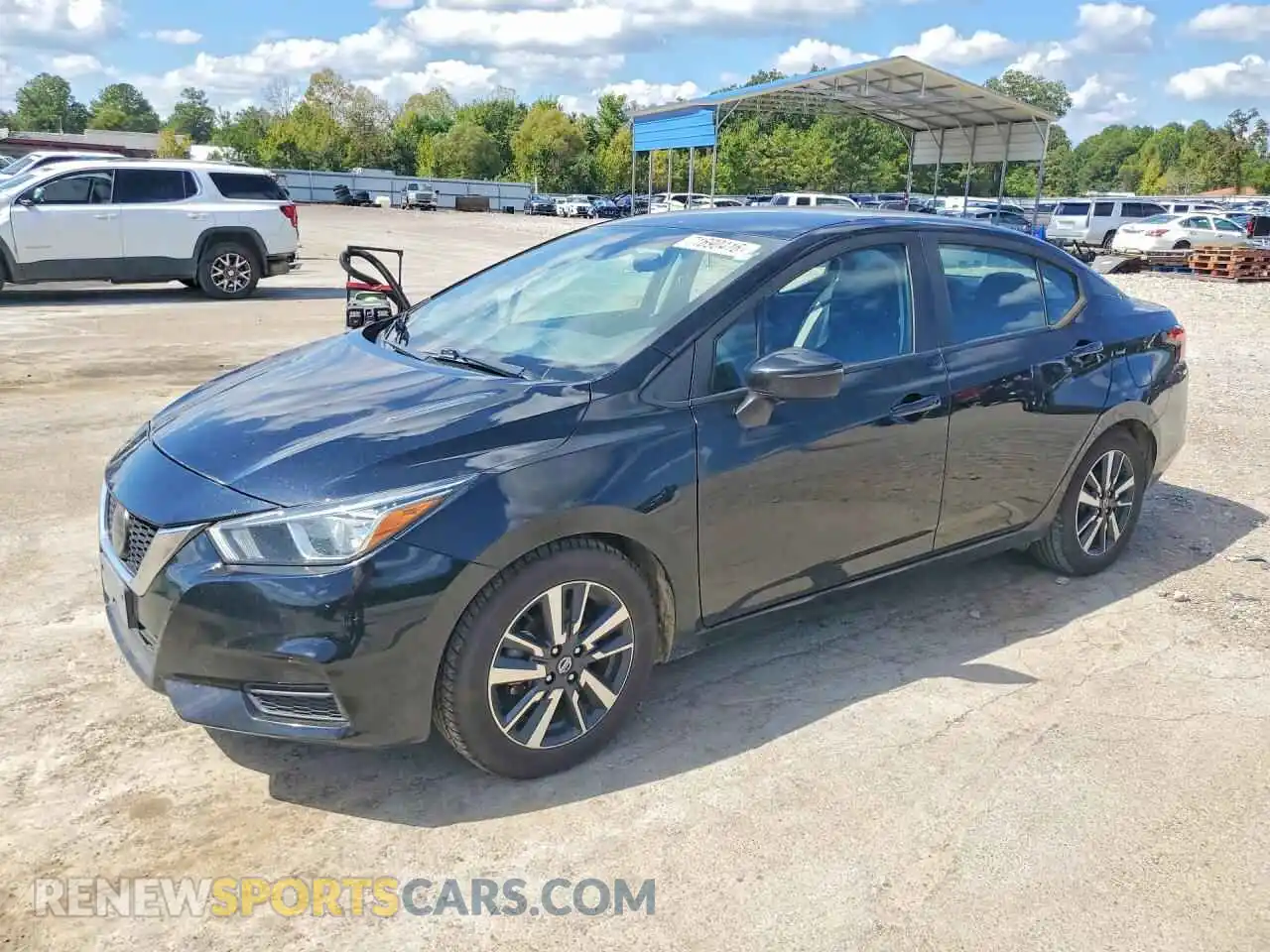 1 Photograph of a damaged car 3N1CN8EV6ML872793 NISSAN VERSA 2021