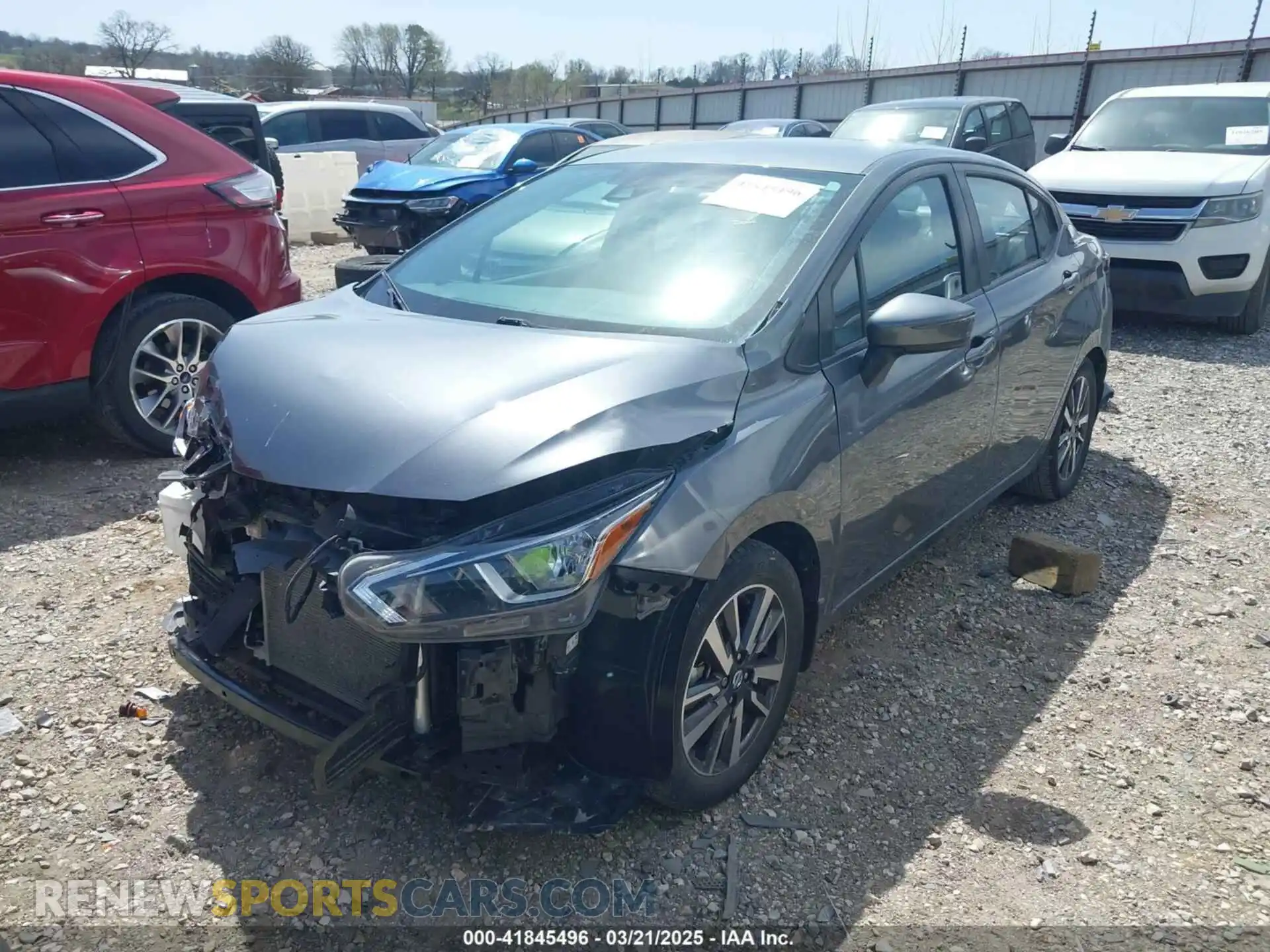 2 Photograph of a damaged car 3N1CN8EV6ML879064 NISSAN VERSA 2021