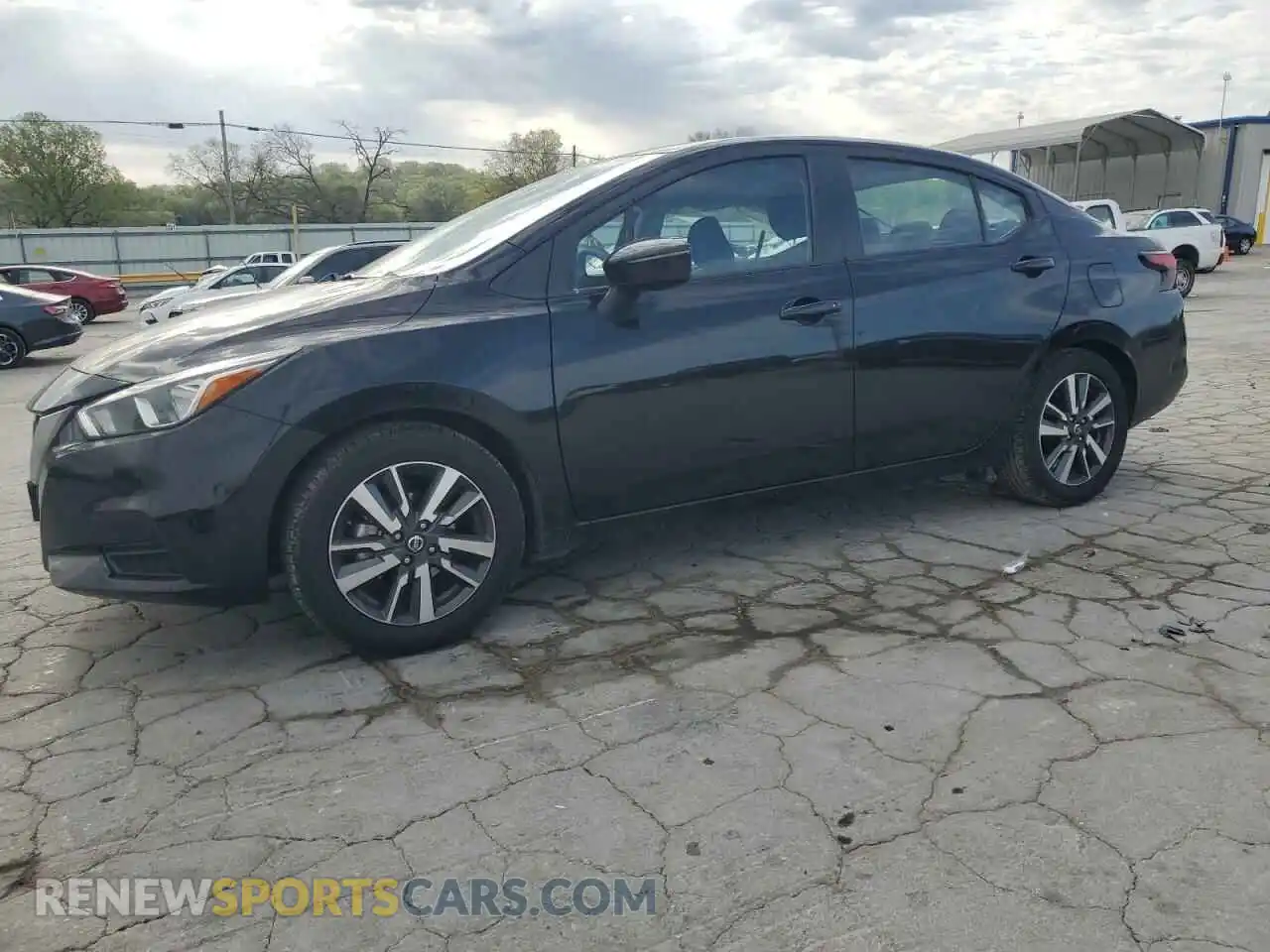 1 Photograph of a damaged car 3N1CN8EV6ML883132 NISSAN VERSA 2021