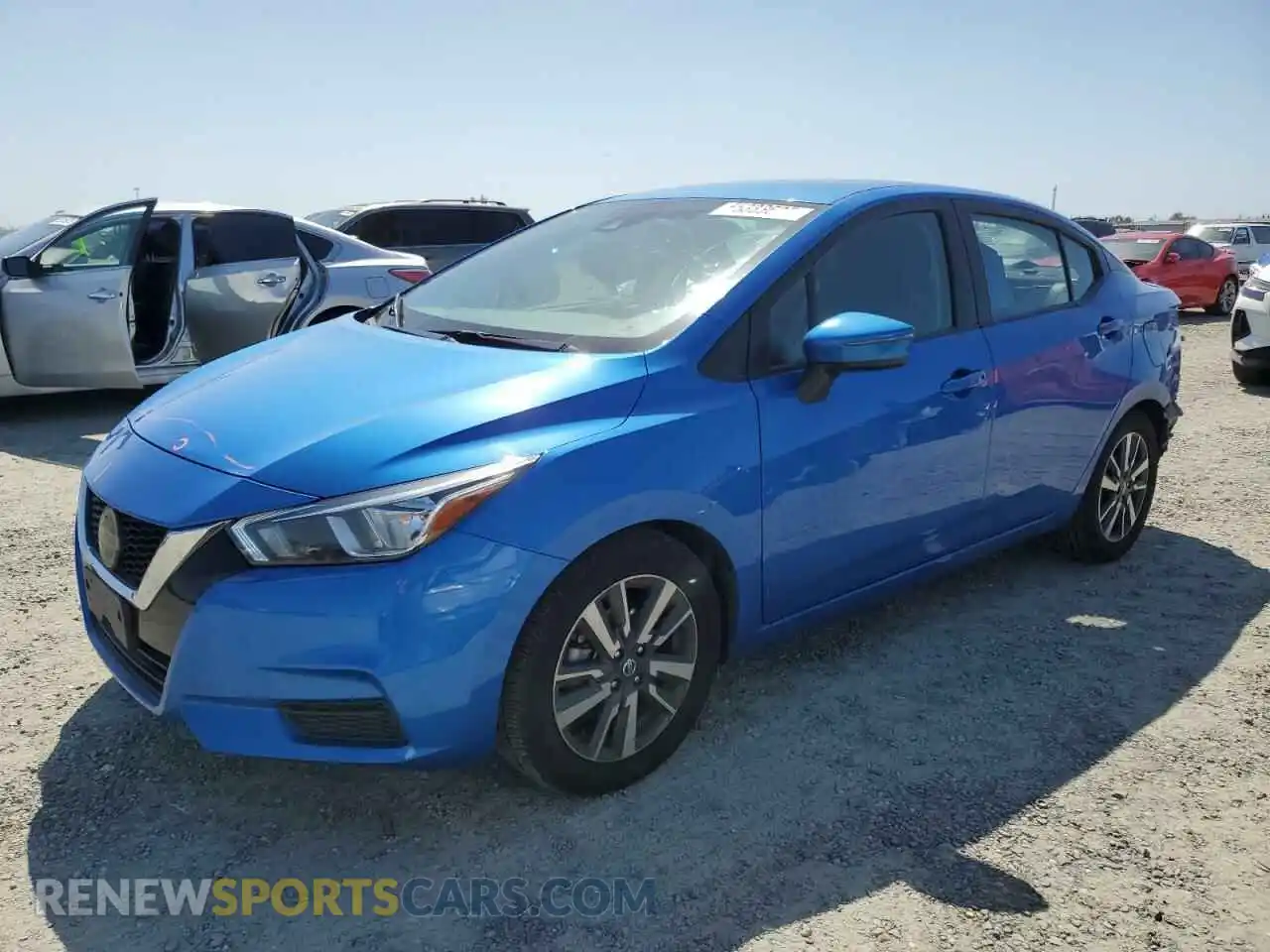 1 Photograph of a damaged car 3N1CN8EV6ML884443 NISSAN VERSA 2021