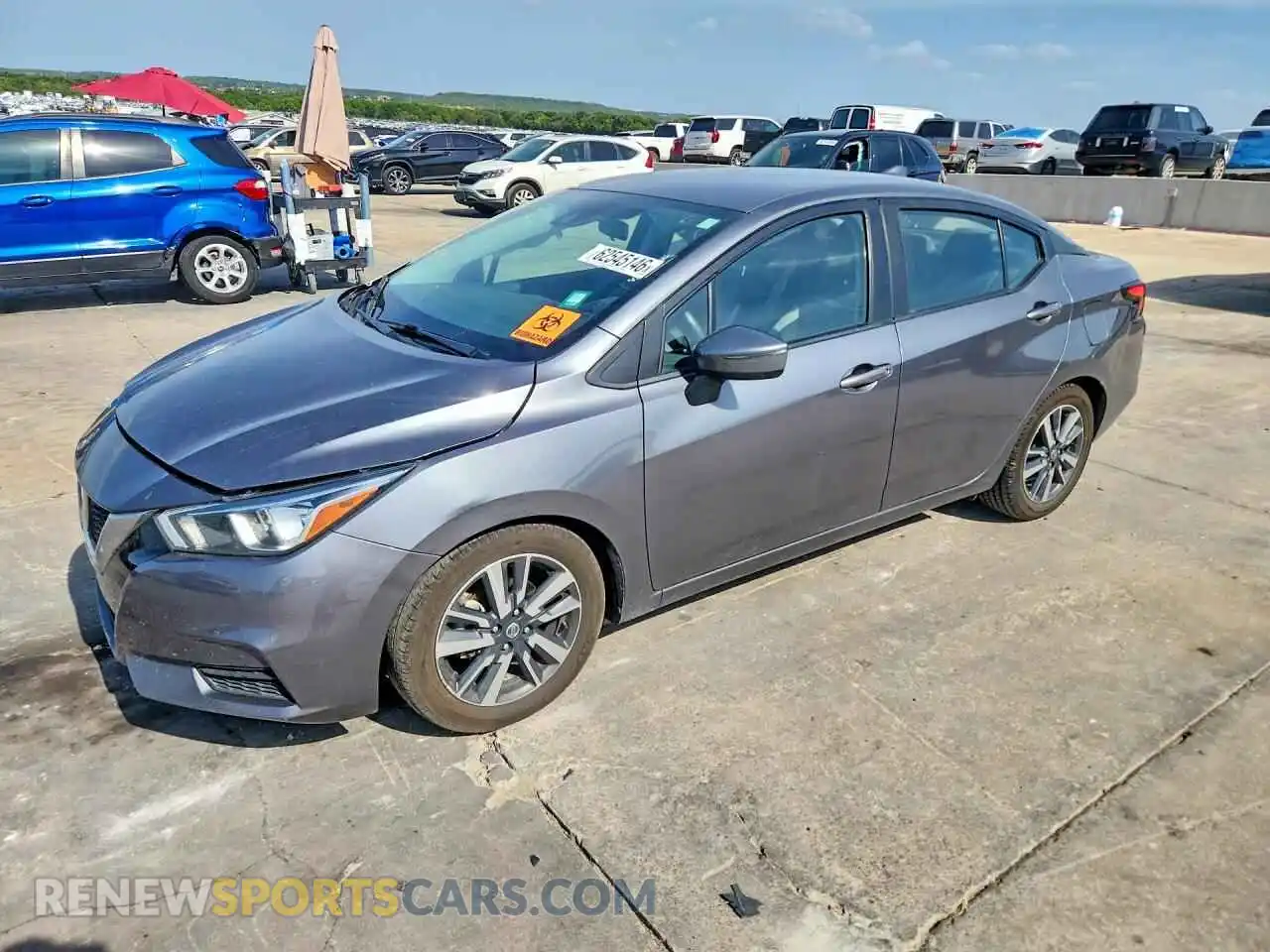 1 Photograph of a damaged car 3N1CN8EV6ML885835 NISSAN VERSA 2021