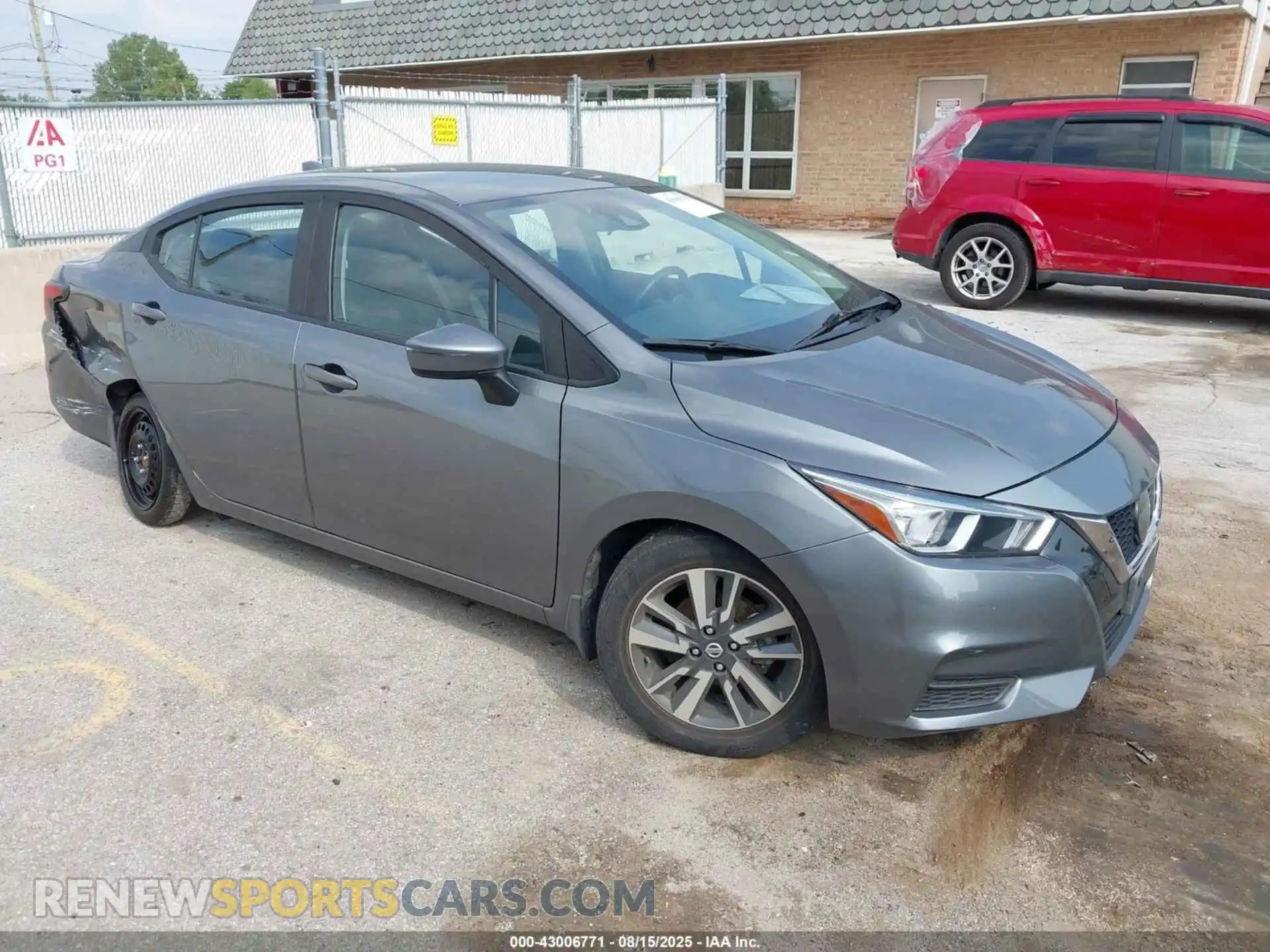 1 Photograph of a damaged car 3N1CN8EV6ML894857 NISSAN VERSA 2021