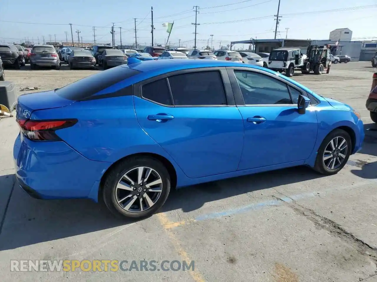 3 fotografías del automóvil dañado 3N1CN8EV6ML896558 NISSAN VERSA 2021
