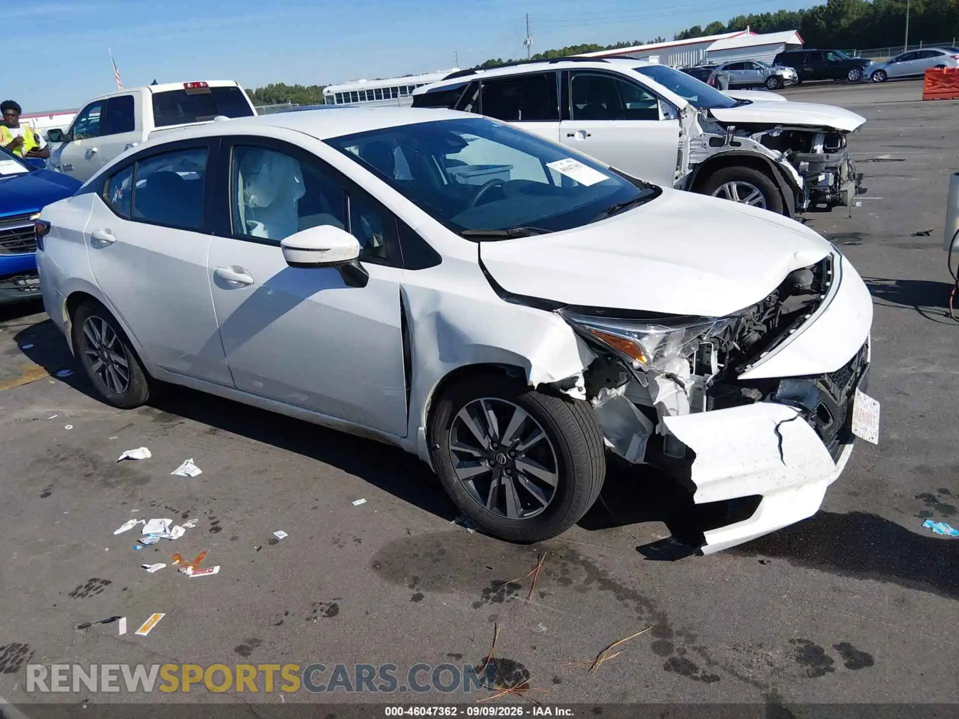 1 Photograph of a damaged car 3N1CN8EV6ML921863 NISSAN VERSA 2021