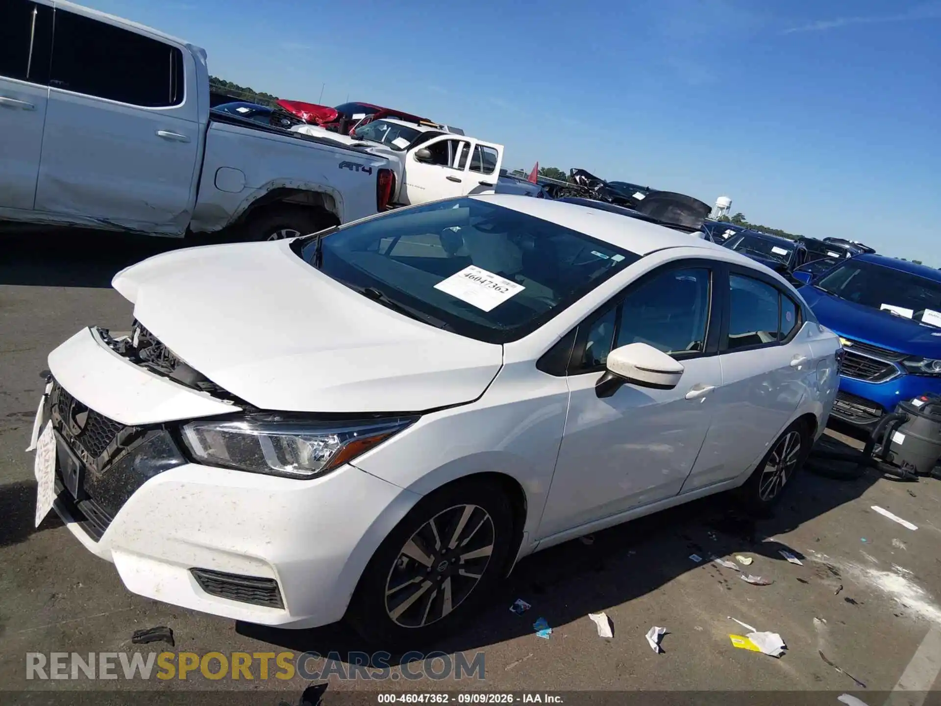 2 Photograph of a damaged car 3N1CN8EV6ML921863 NISSAN VERSA 2021