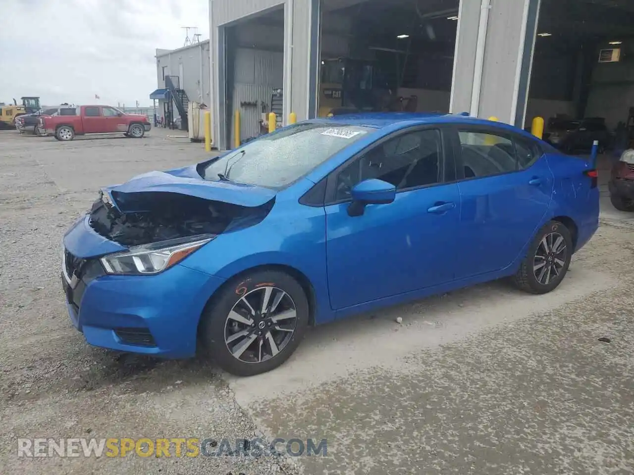 1 Photograph of a damaged car 3N1CN8EV7ML811243 NISSAN VERSA 2021