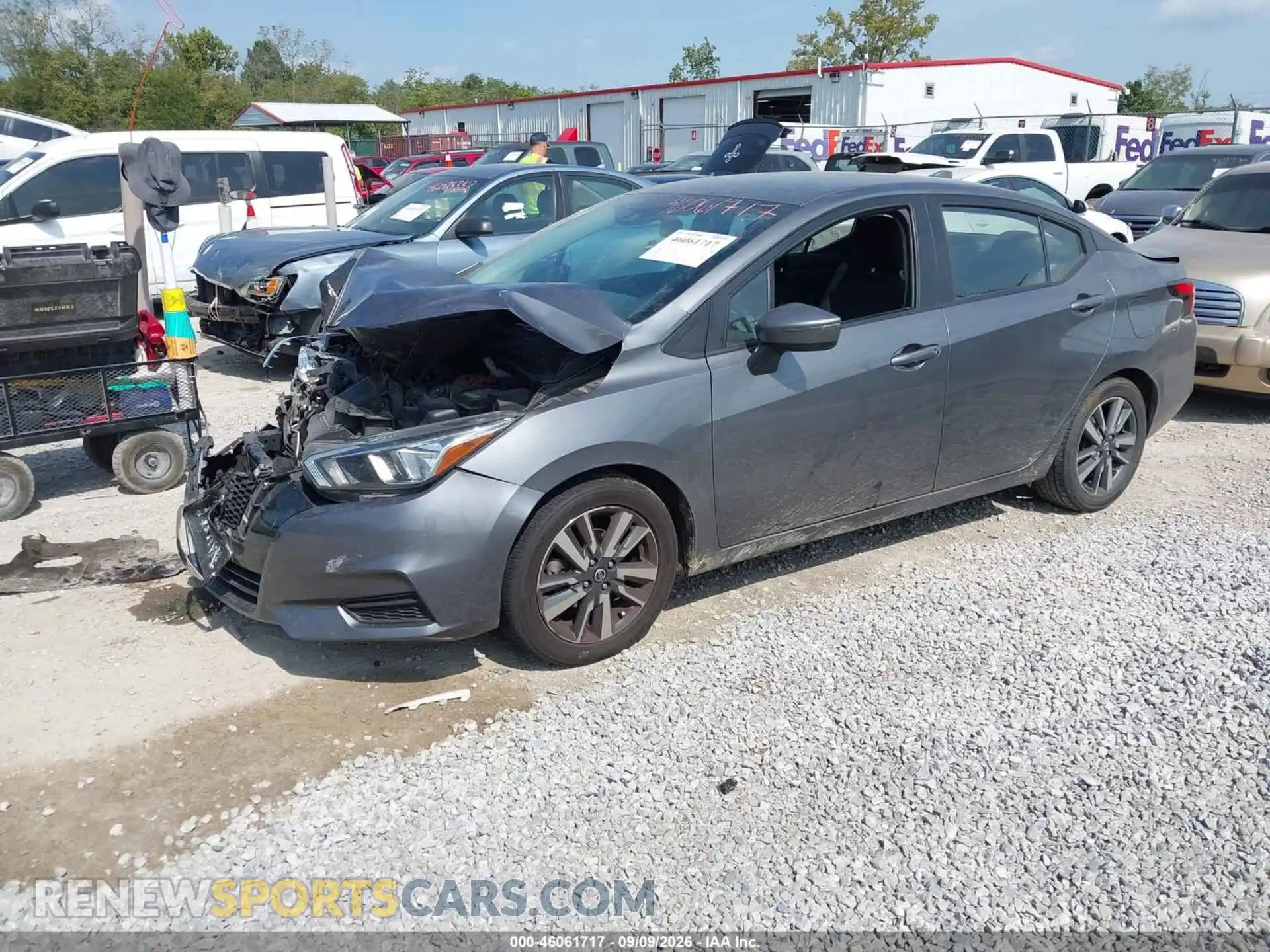 2 Photograph of a damaged car 3N1CN8EV7ML826096 NISSAN VERSA 2021
