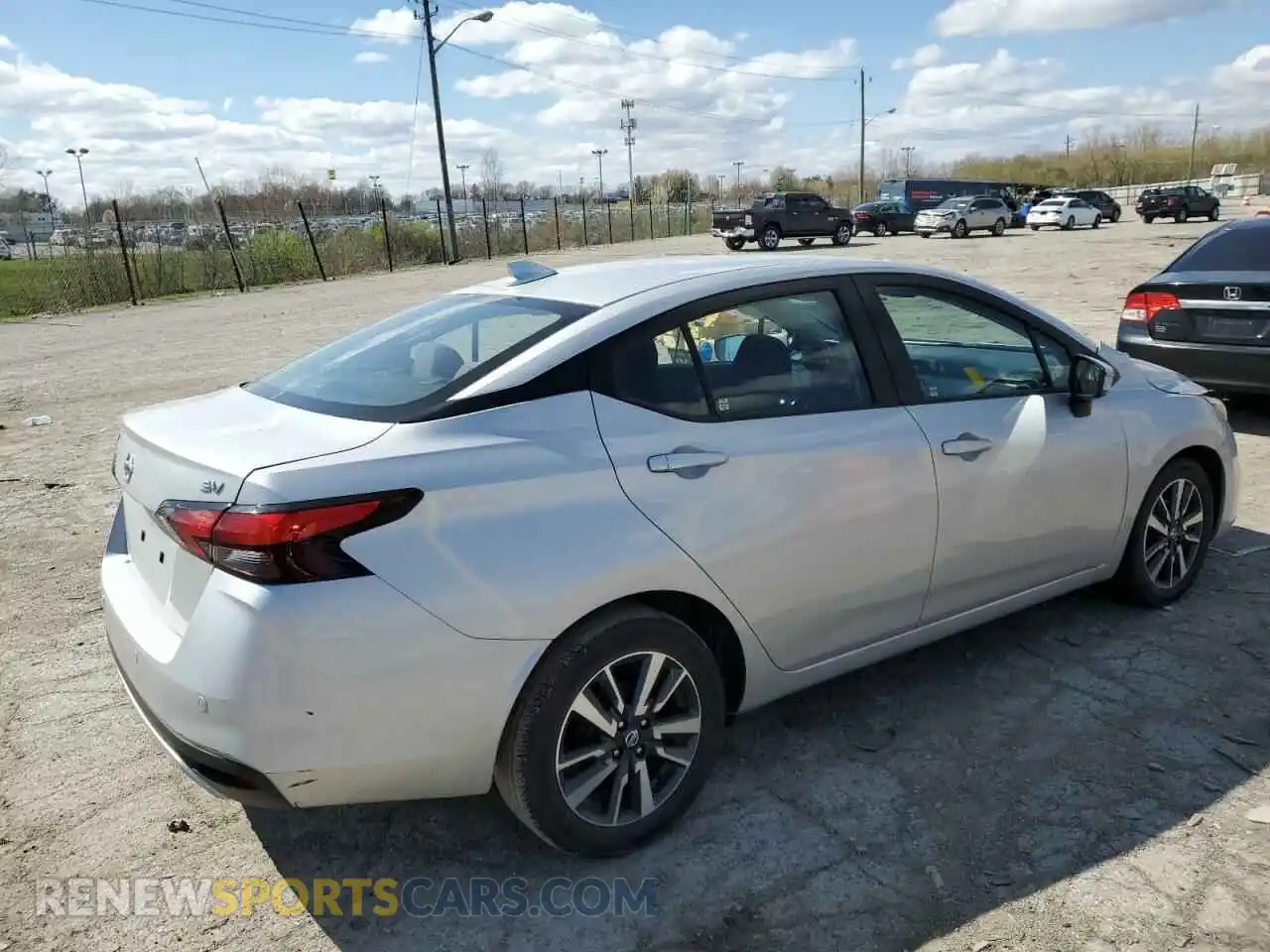3 Photograph of a damaged car 3N1CN8EV7ML827782 NISSAN VERSA 2021