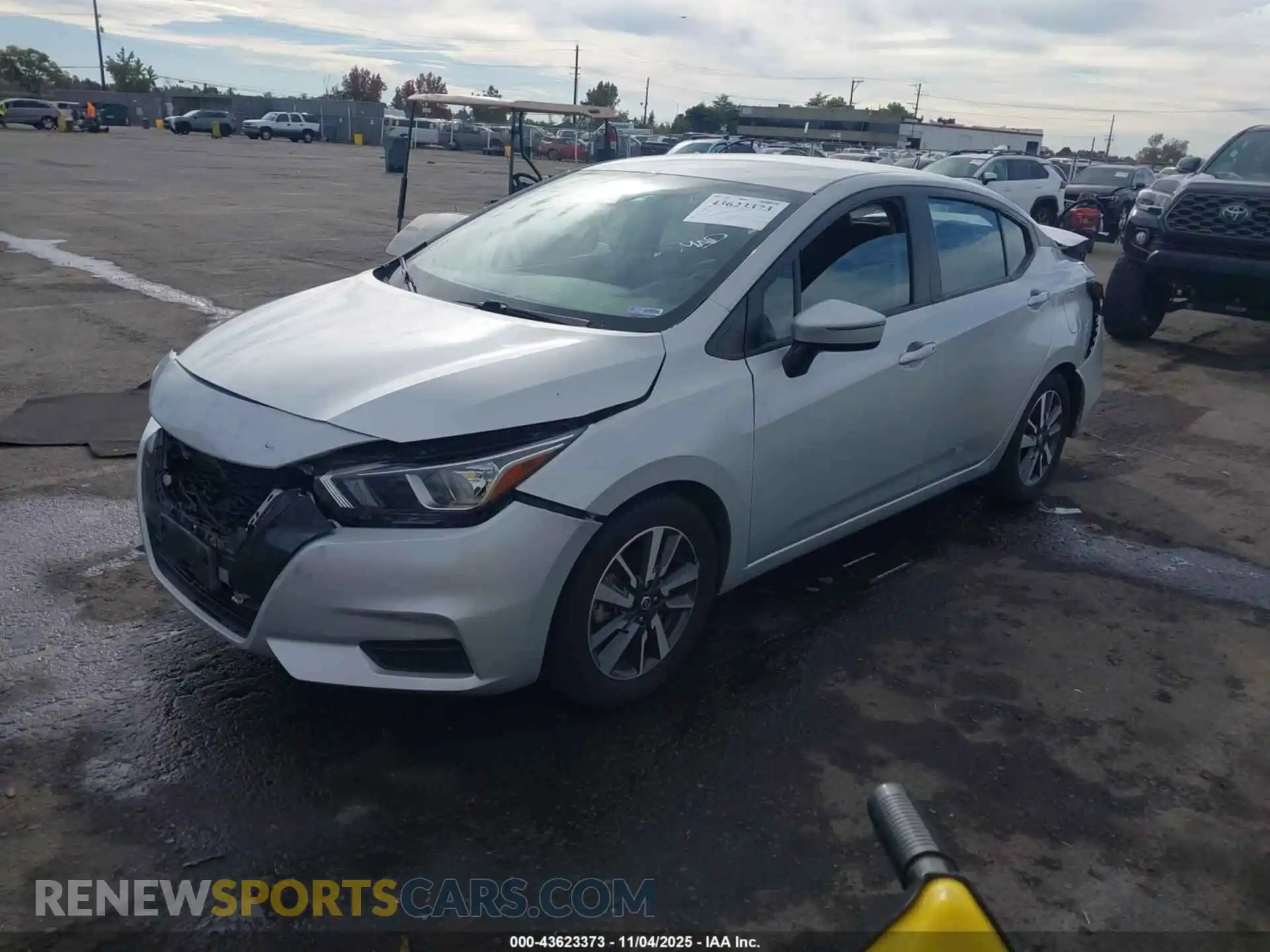 2 Photograph of a damaged car 3N1CN8EV7ML834960 NISSAN VERSA 2021