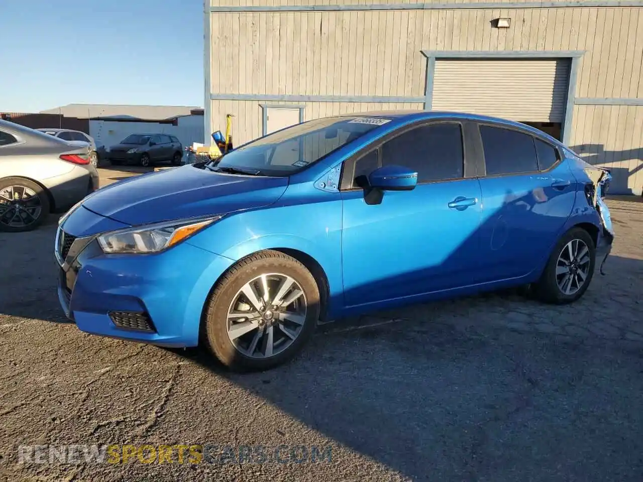 1 Photograph of a damaged car 3N1CN8EV7ML843111 NISSAN VERSA 2021
