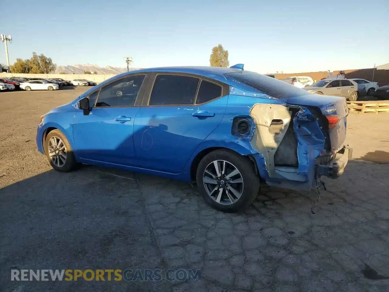 2 Photograph of a damaged car 3N1CN8EV7ML843111 NISSAN VERSA 2021