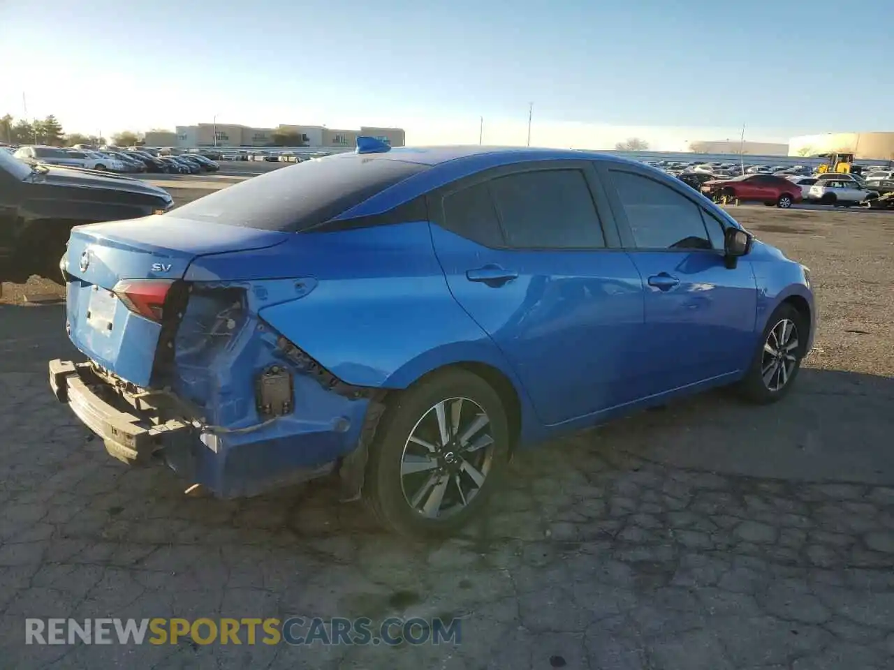 3 Photograph of a damaged car 3N1CN8EV7ML843111 NISSAN VERSA 2021