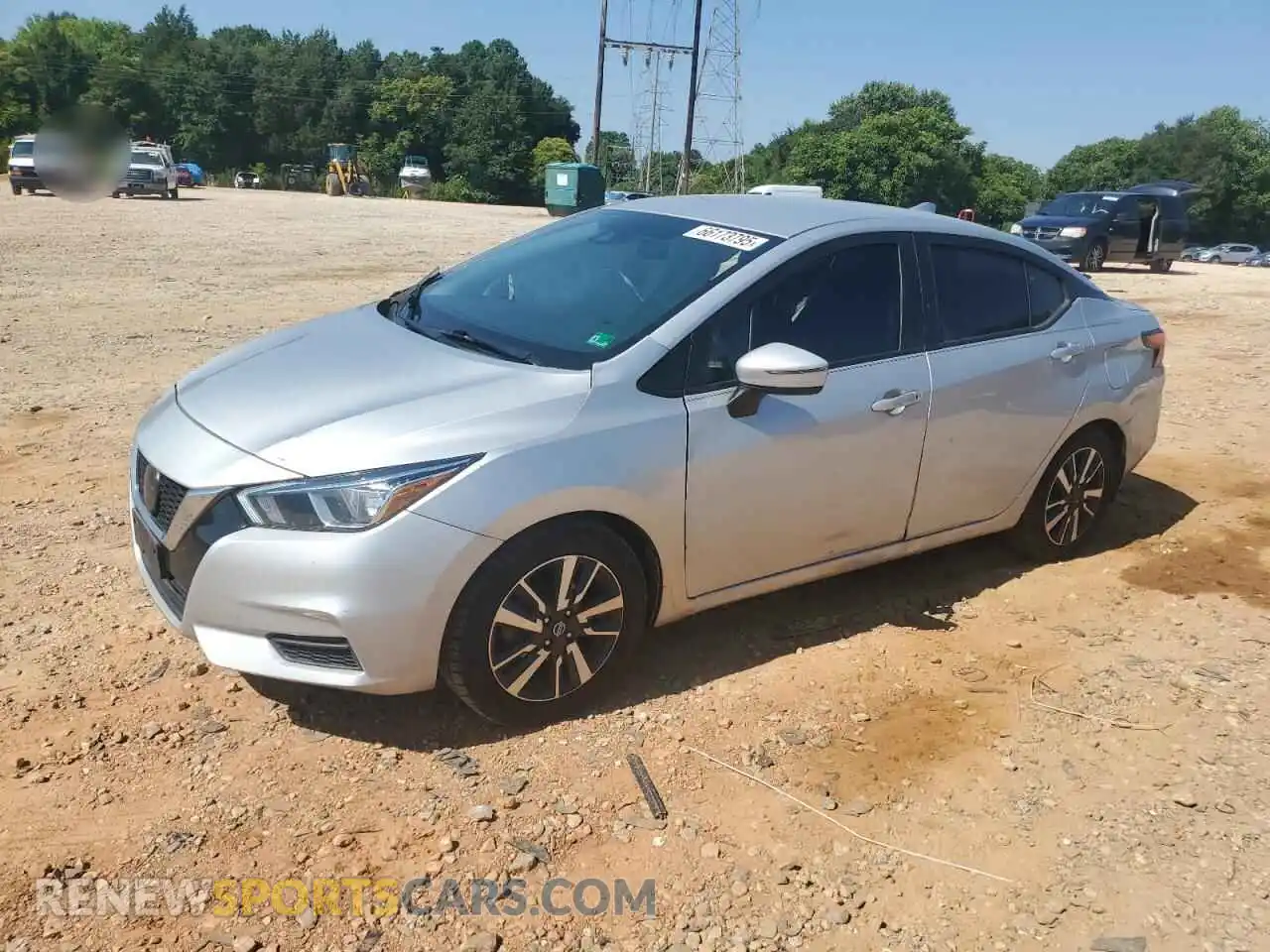 1 Photograph of a damaged car 3N1CN8EV7ML848311 NISSAN VERSA 2021