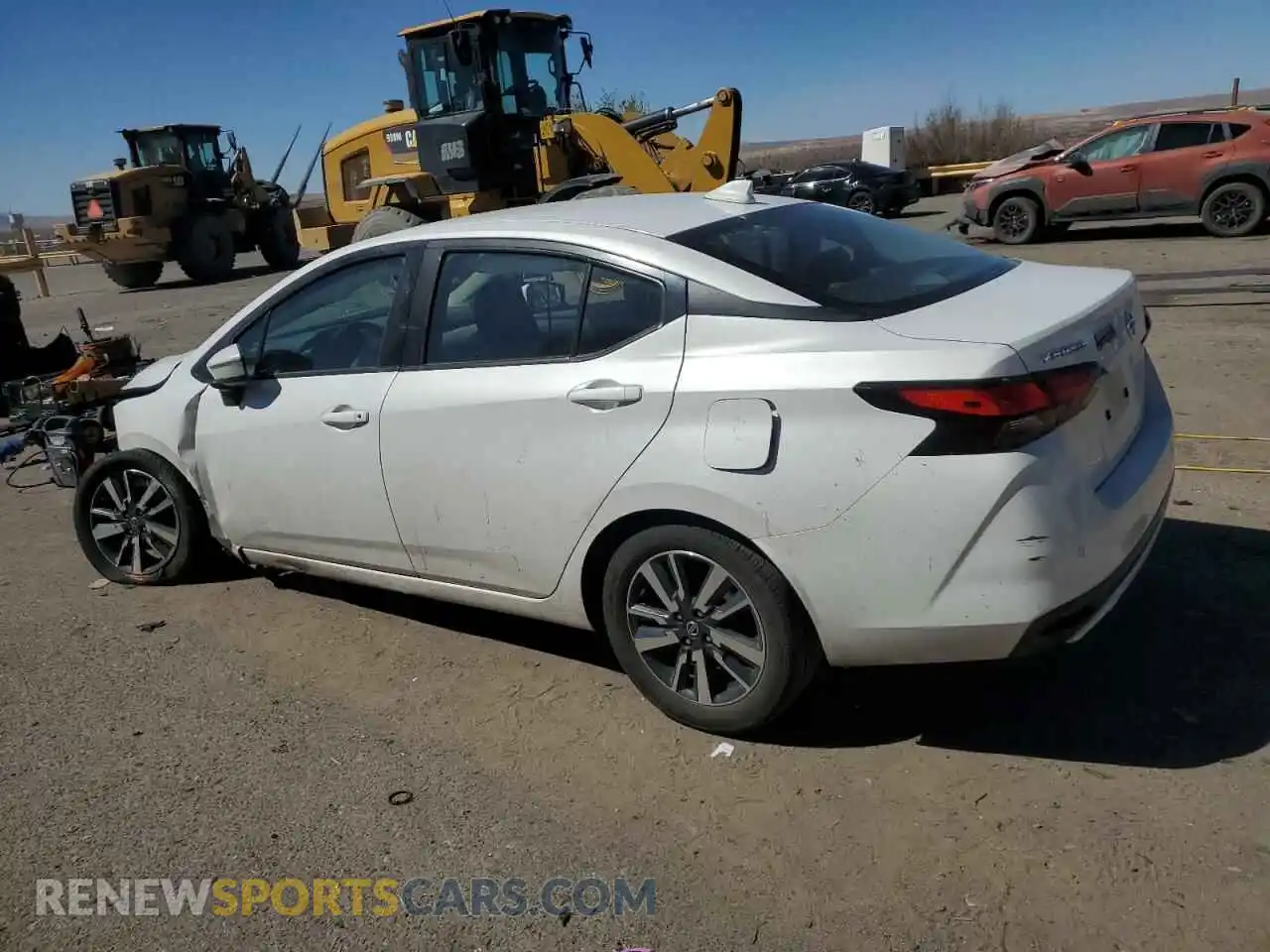 2 Photograph of a damaged car 3N1CN8EV7ML855601 NISSAN VERSA 2021