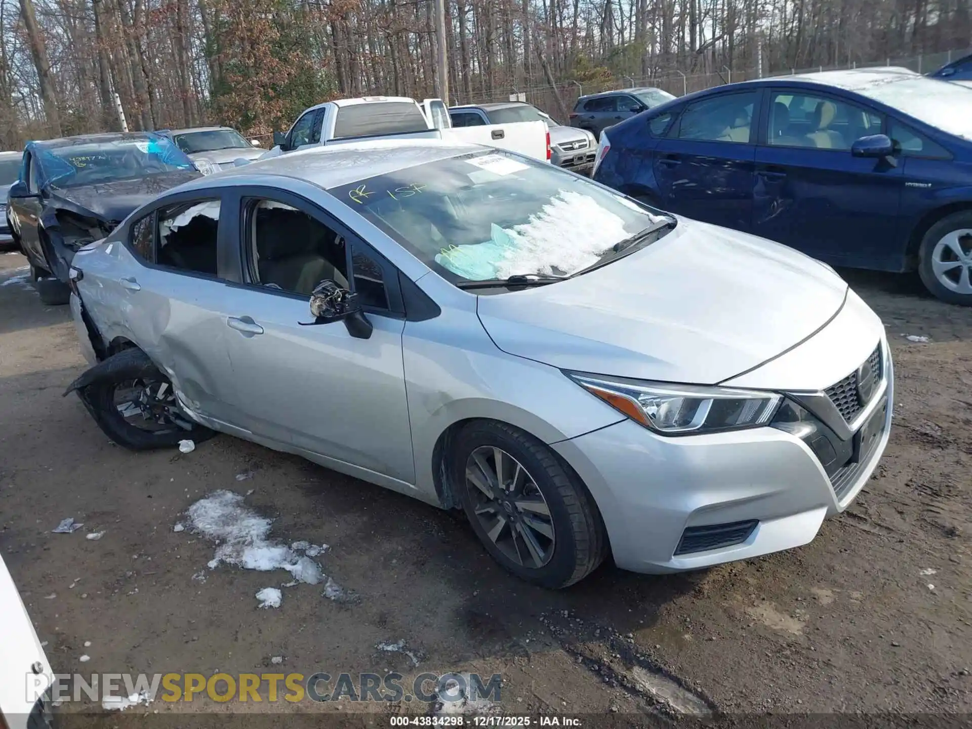 1 Photograph of a damaged car 3N1CN8EV7ML857140 NISSAN VERSA 2021