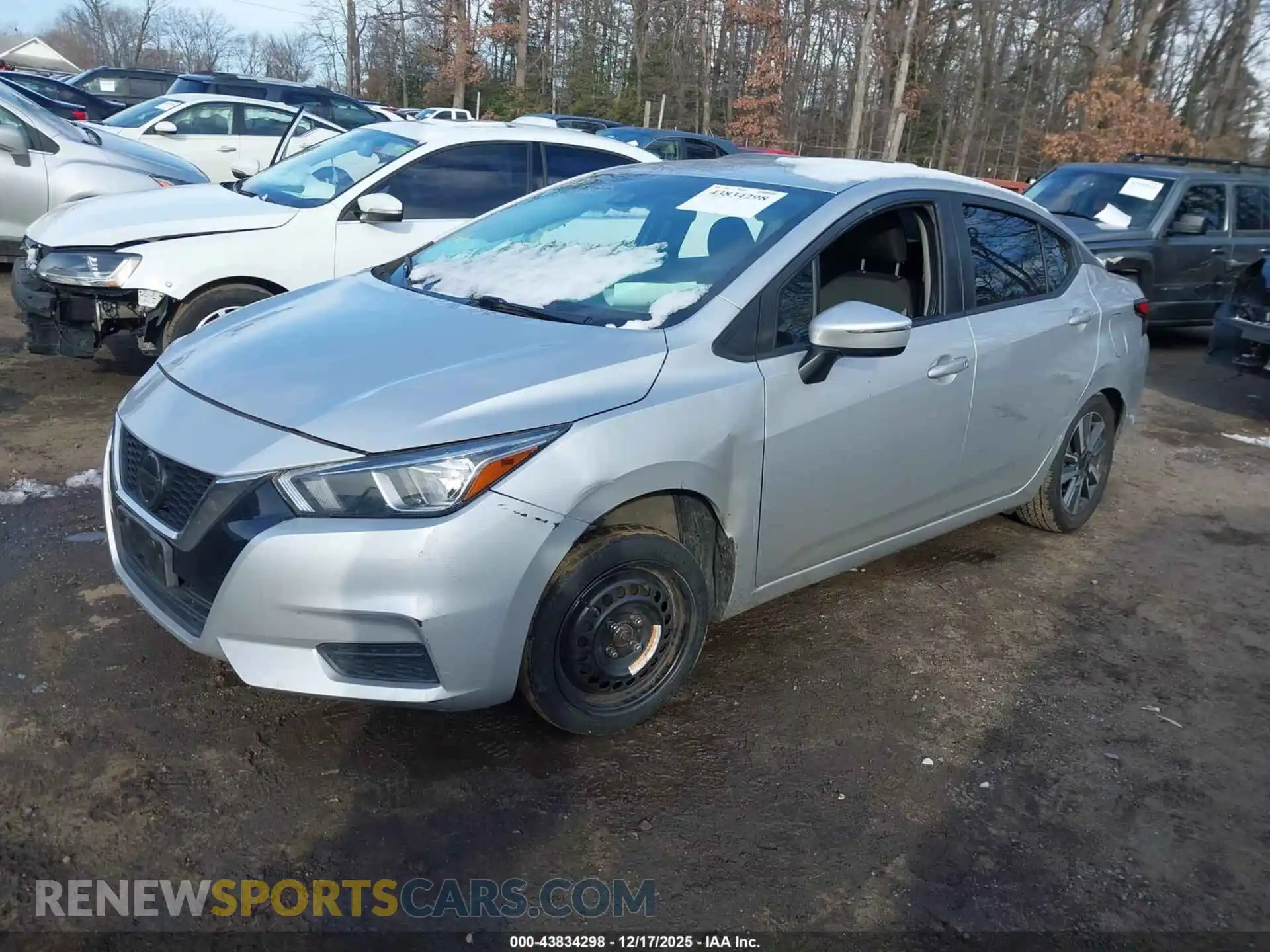 2 Photograph of a damaged car 3N1CN8EV7ML857140 NISSAN VERSA 2021