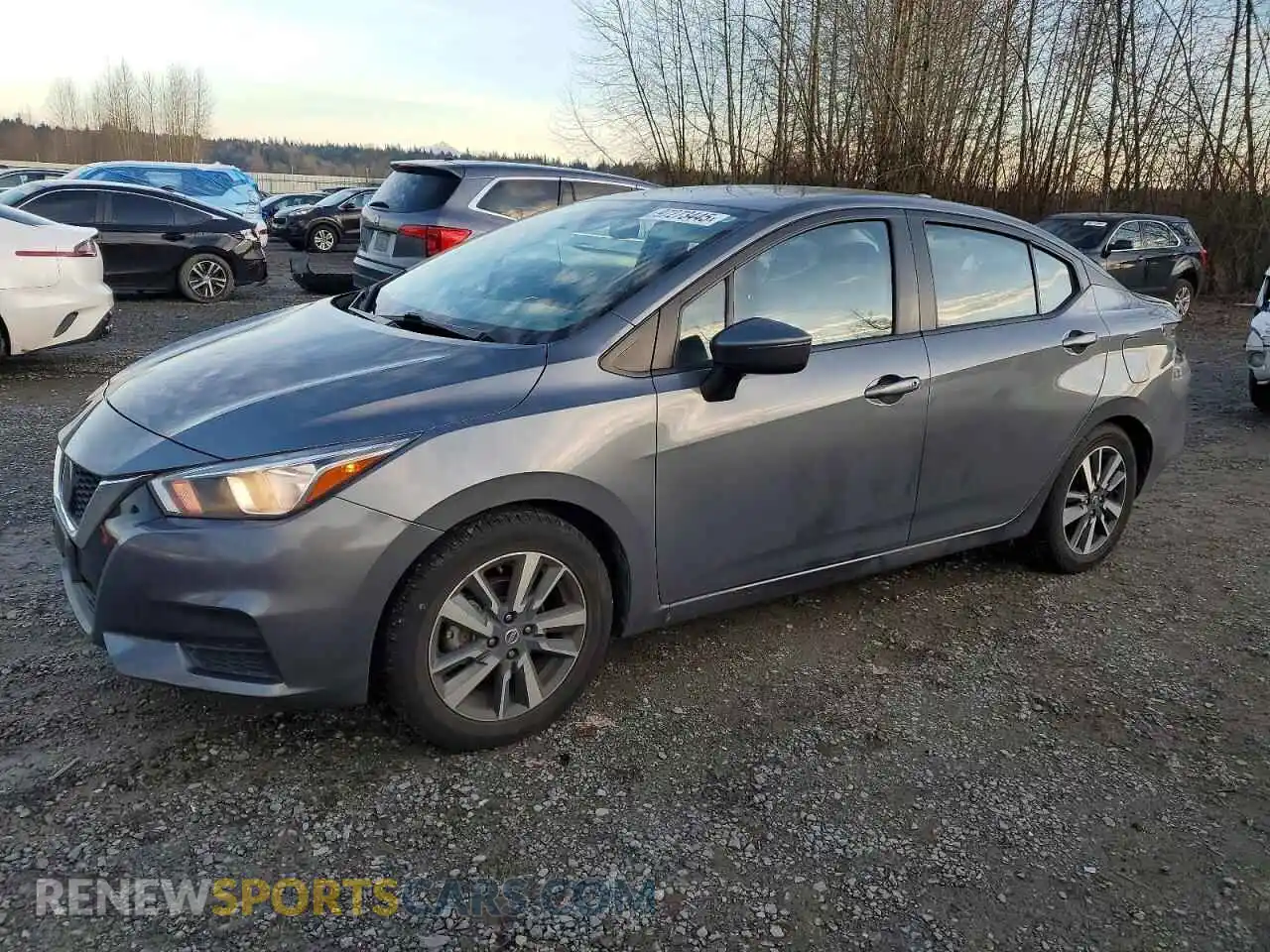 1 Photograph of a damaged car 3N1CN8EV7ML861737 NISSAN VERSA 2021